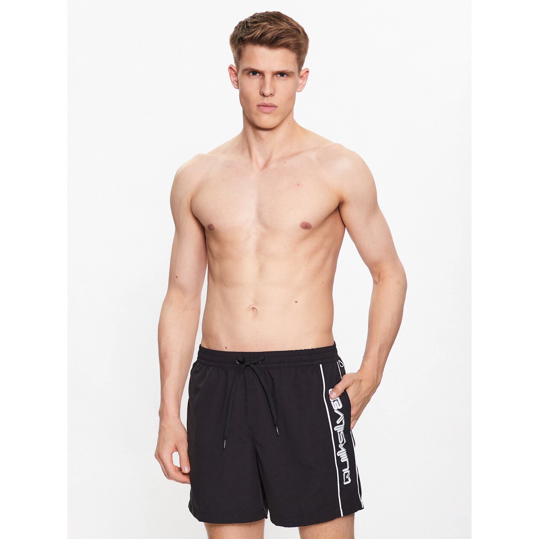 Quiksilver Pantaloni scurți pentru înot Vert EQYJV03987 Negru Regular Fit - Pled.ro