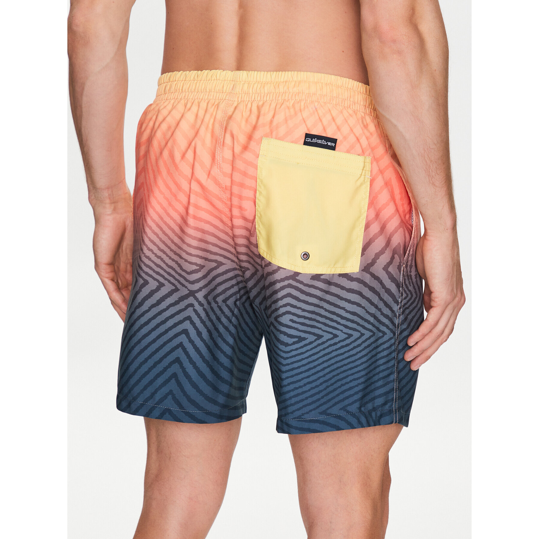 Quiksilver Pantaloni scurți pentru înot Warped Logo EQYJV04000 Colorat Regular Fit - Pled.ro