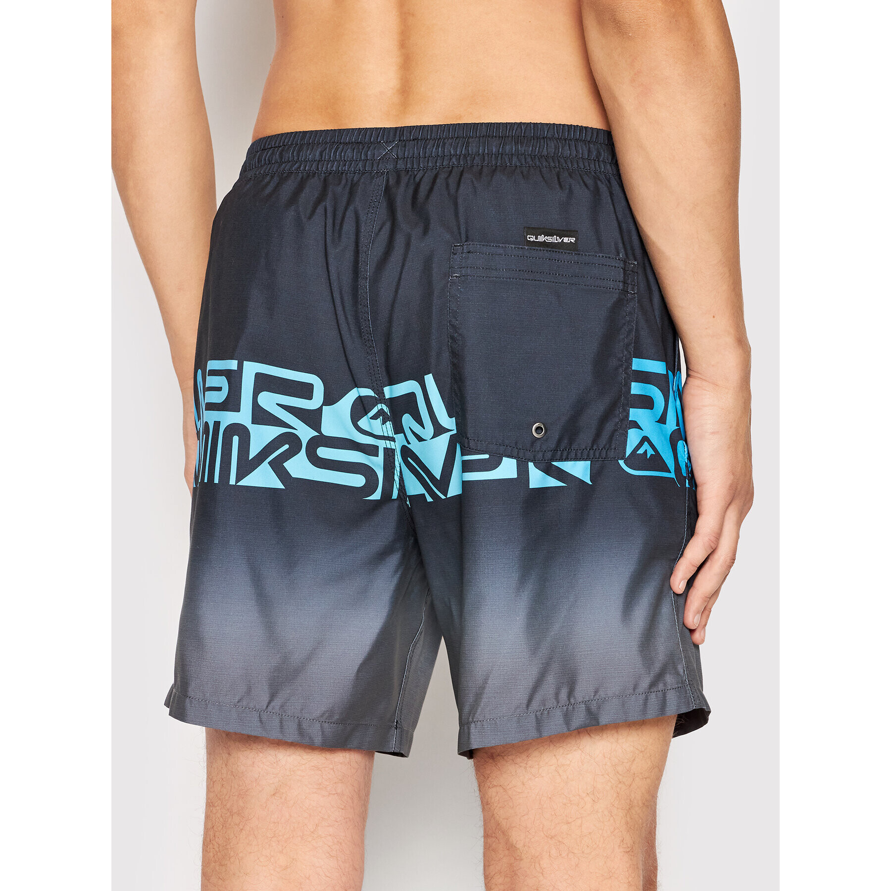 Quiksilver Pantaloni scurți pentru înot Word Block EQYJV03859 Negru Regular Fit - Pled.ro