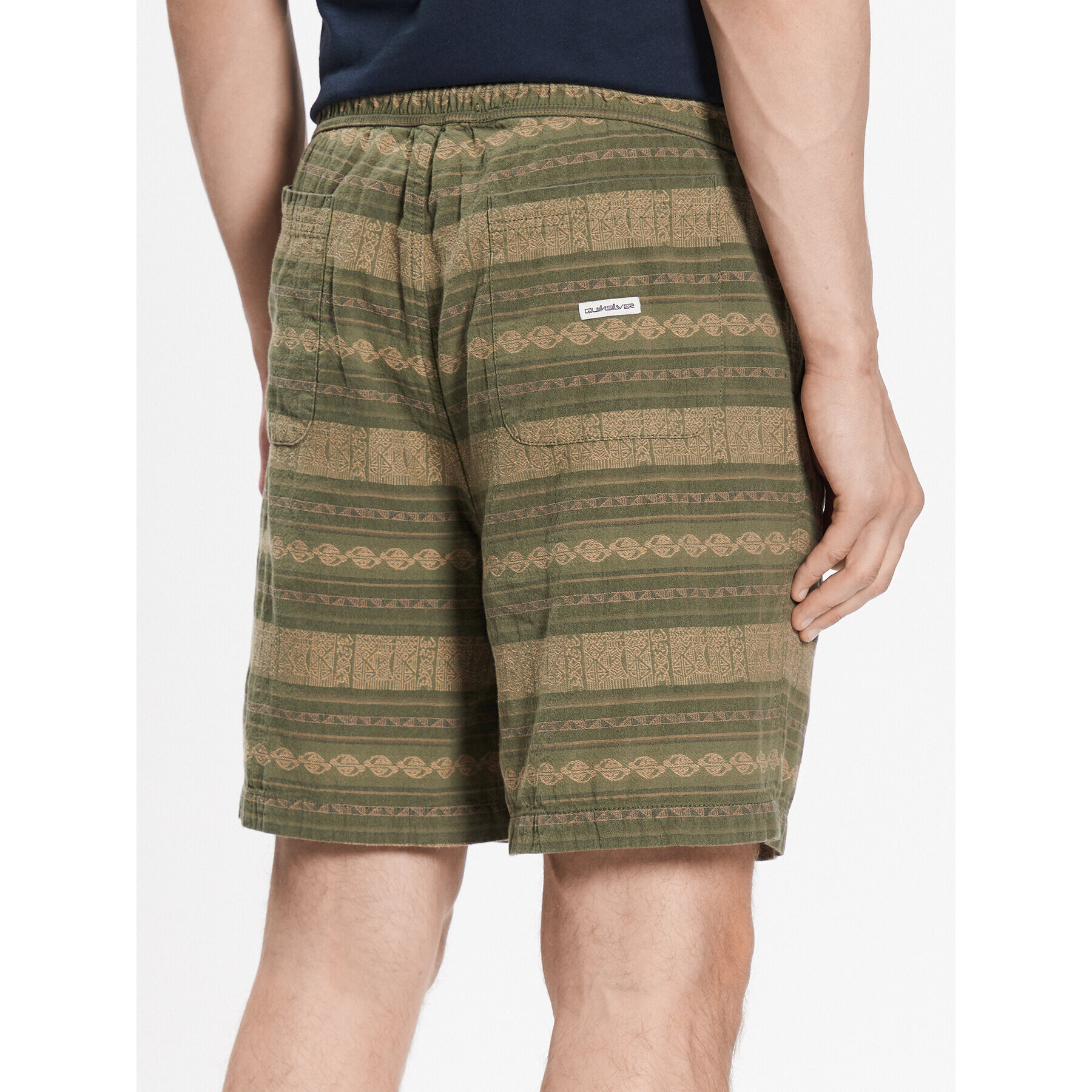 Quiksilver Pantaloni scurți sport Taxeryd EQYWS03769 Verde Regular Fit - Pled.ro