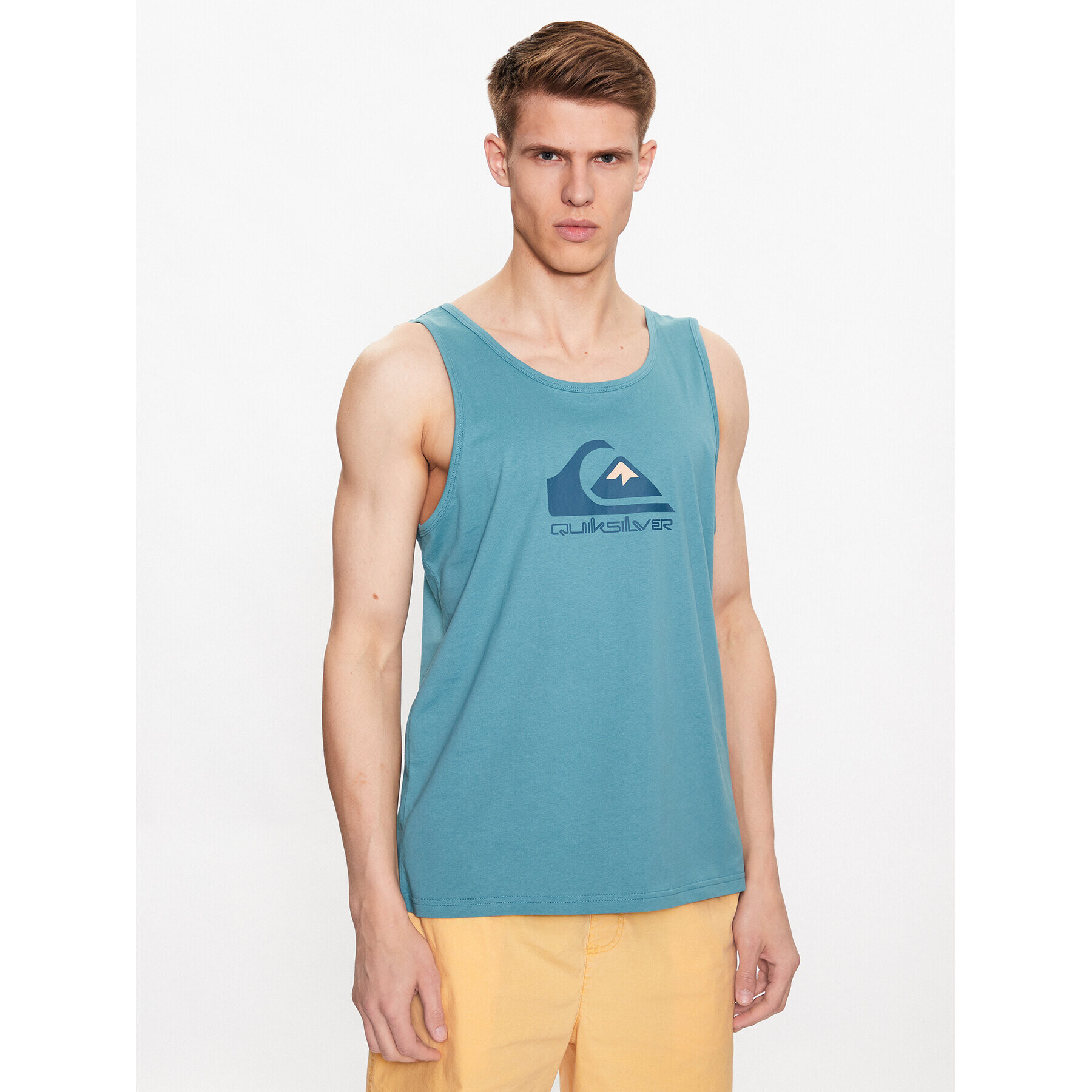 Quiksilver Tank top Big Logo EQYZT07236 Albastru Regular Fit - Pled.ro