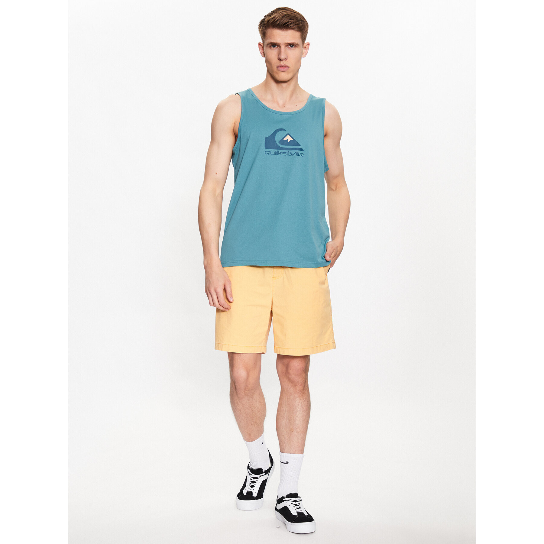 Quiksilver Tank top Big Logo EQYZT07236 Albastru Regular Fit - Pled.ro