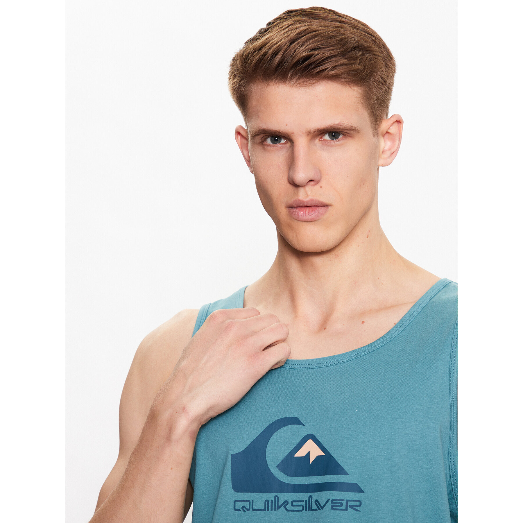 Quiksilver Tank top Big Logo EQYZT07236 Albastru Regular Fit - Pled.ro