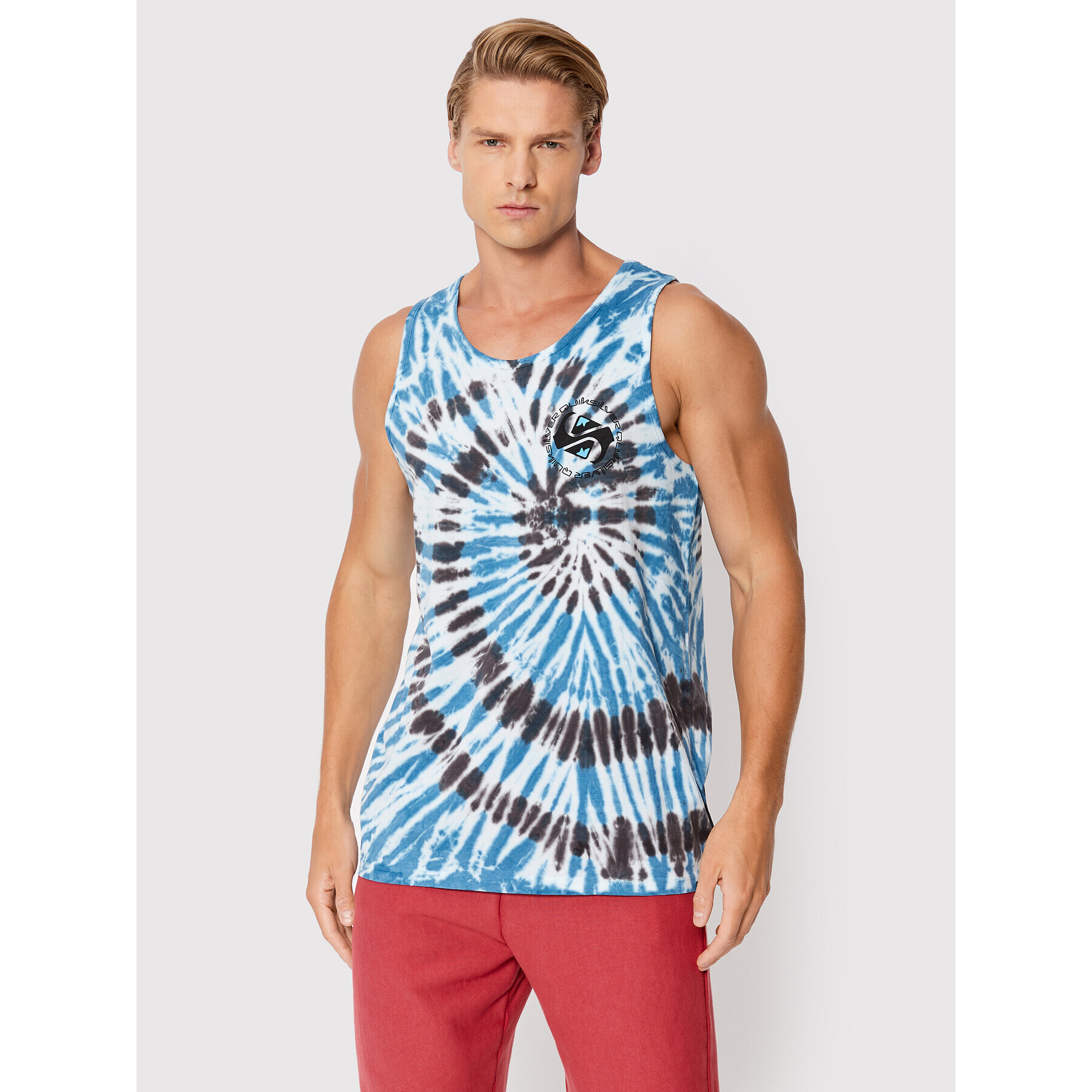 Quiksilver Tank top In Circle EQYZT06678 Albastru Regular Fit - Pled.ro