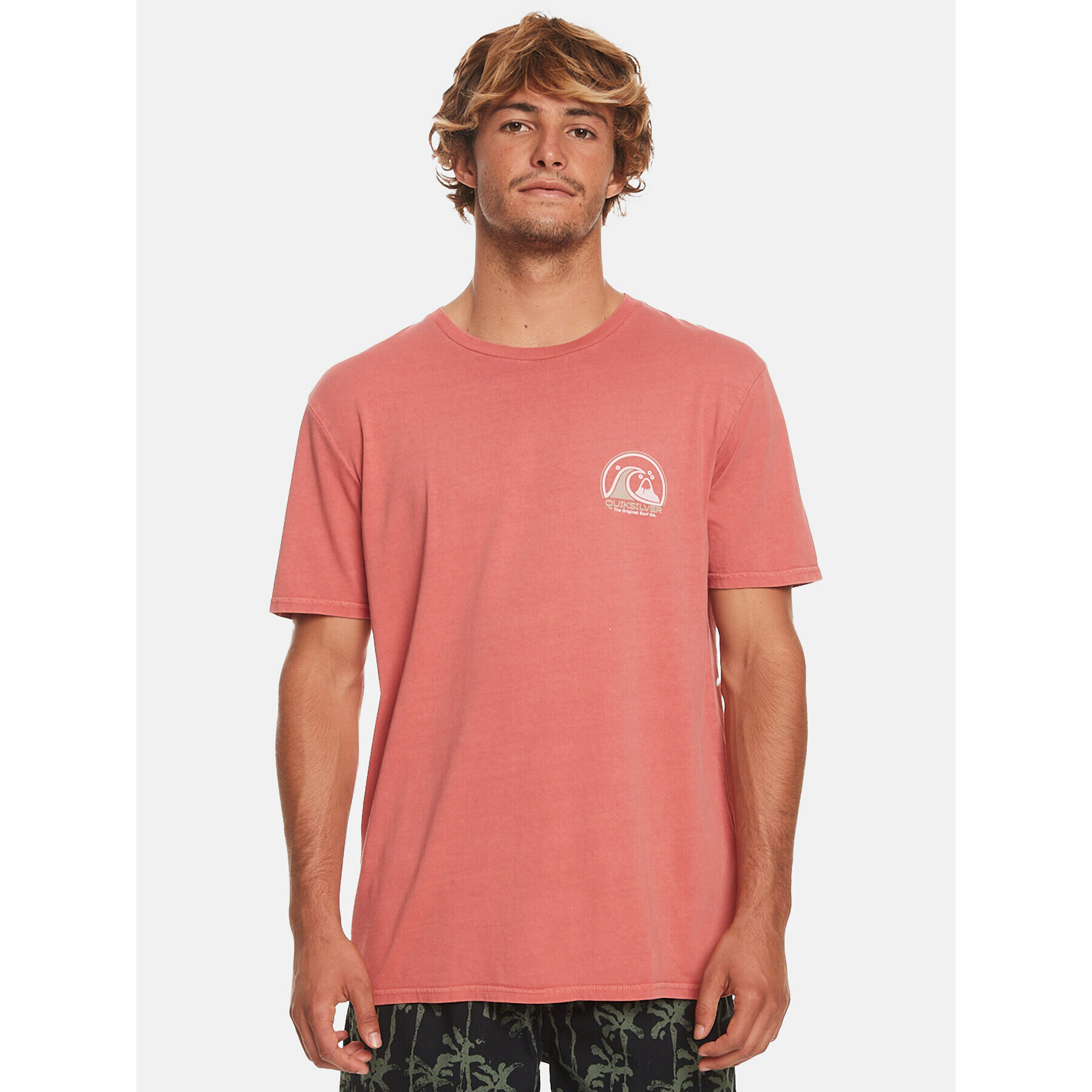 Quiksilver Tricou Cleancircle Tees EQYZT07491 Roșu Regular Fit - Pled.ro