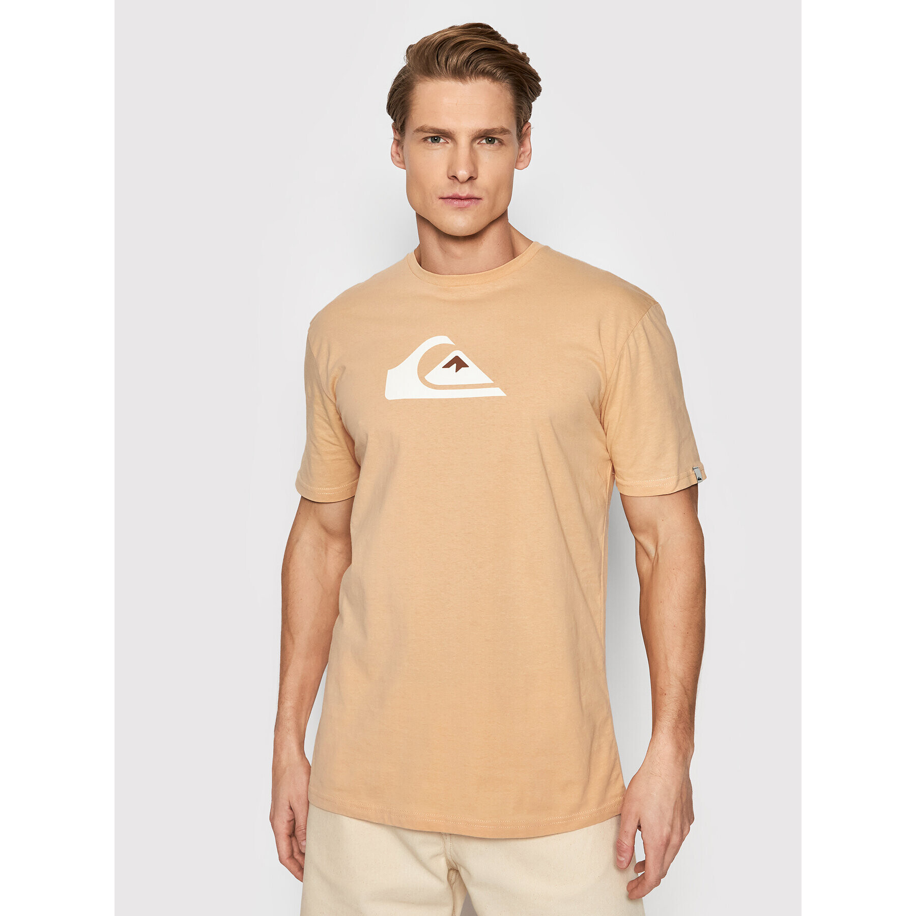 Quiksilver Tricou Comp EQYZT06534 Portocaliu Regular Fit - Pled.ro