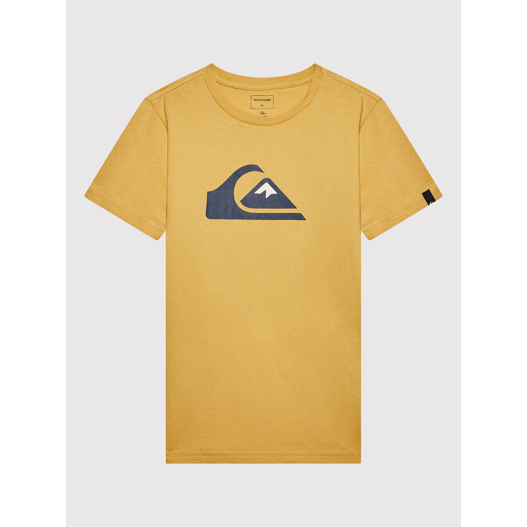 Quiksilver Tricou Comp Logo EQBZT04369 Galben Regular Fit - Pled.ro