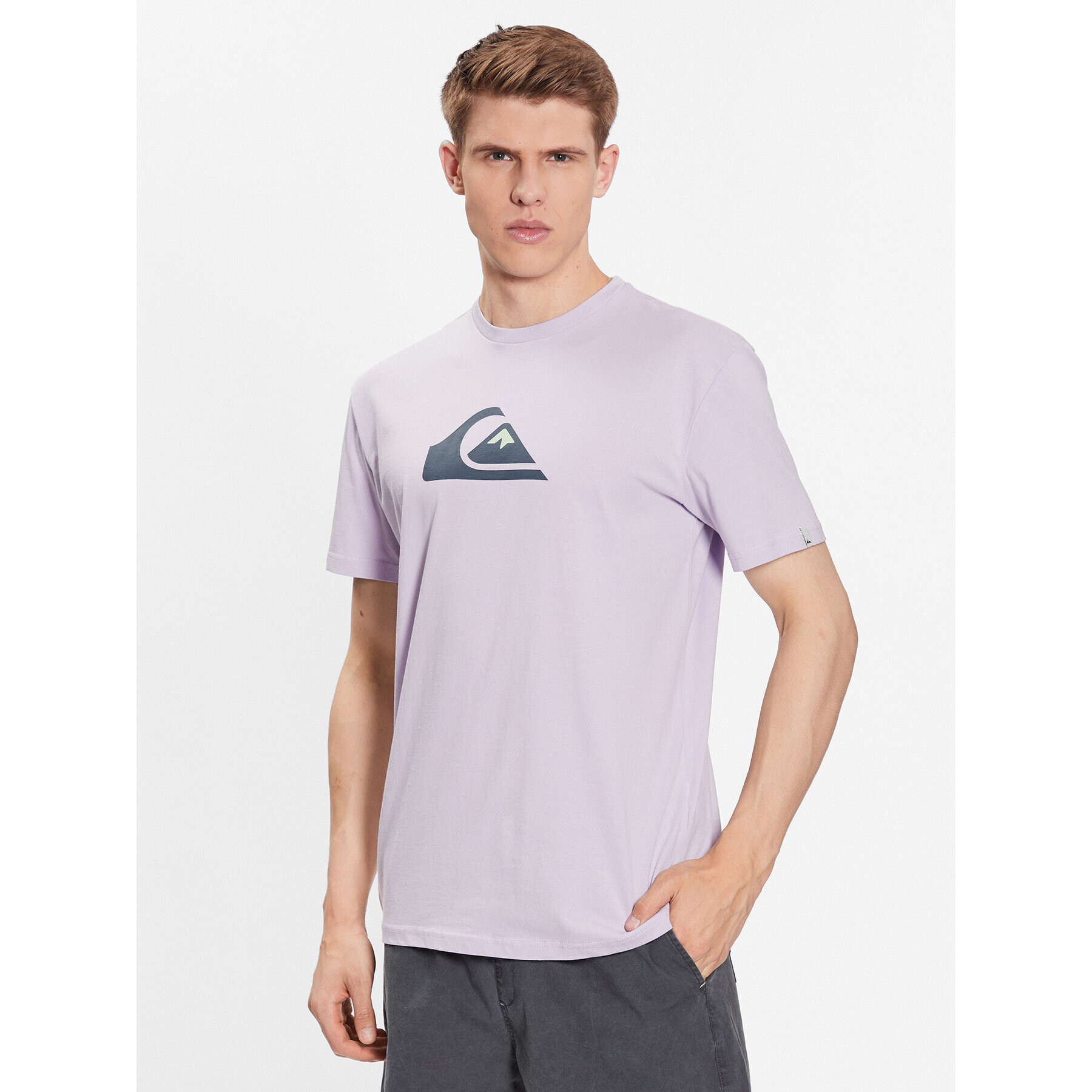 Quiksilver Tricou Comp Logo EQYZT06534 Violet Regular Fit - Pled.ro