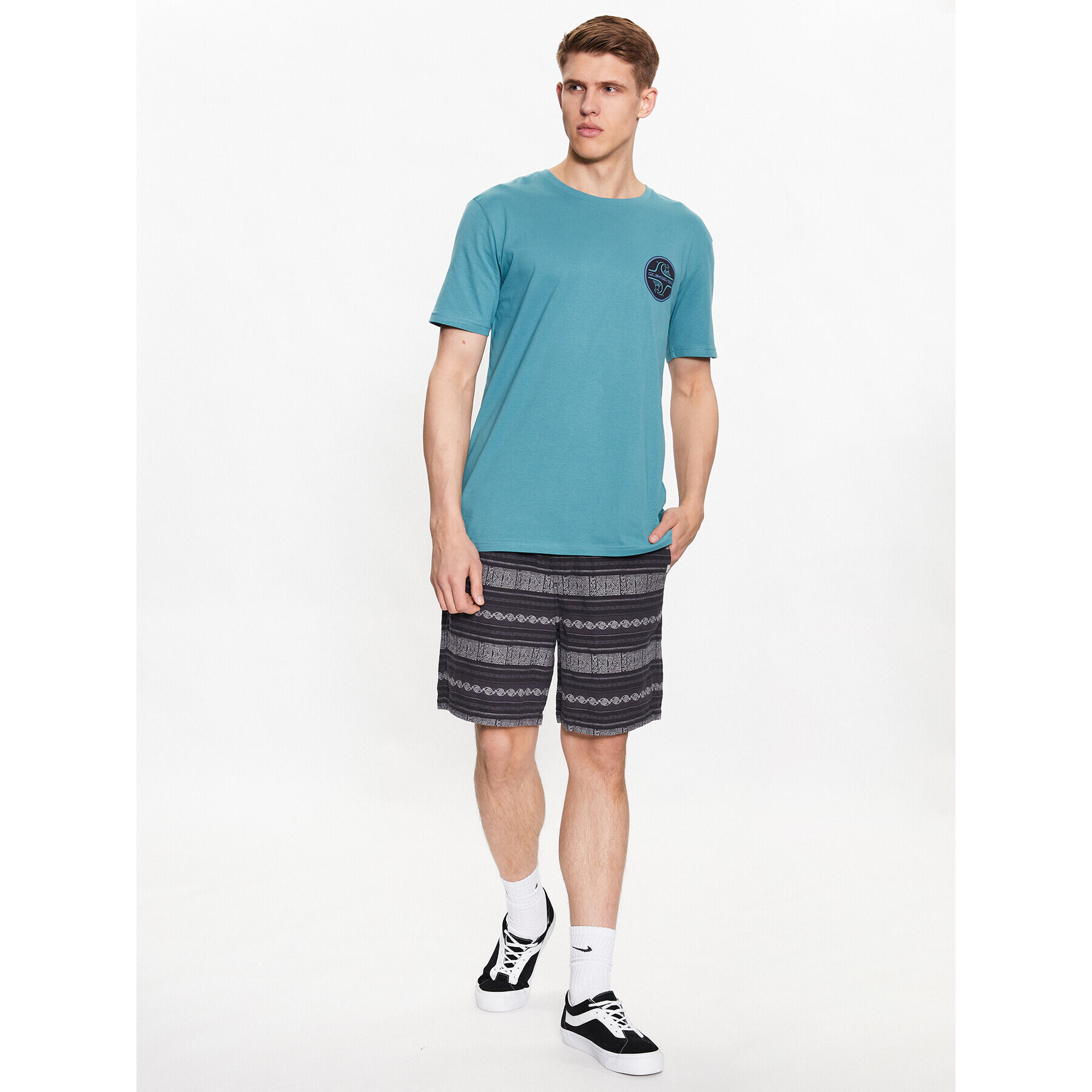 Quiksilver Tricou Core Bubble EQYZT07232 Albastru Regular Fit - Pled.ro