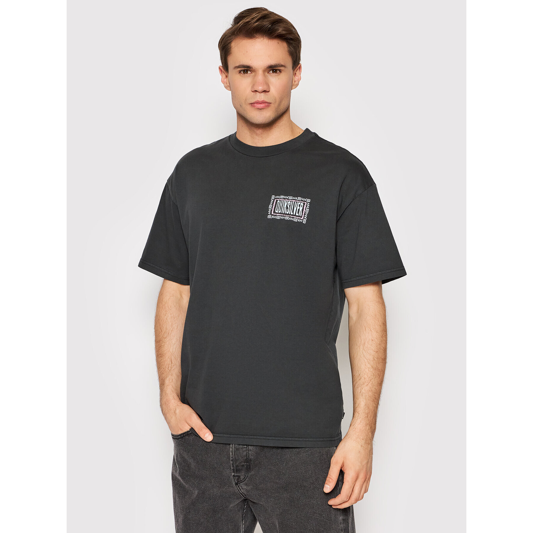 Quiksilver Tricou Electric Feel EQYZT06694 Negru Oversize - Pled.ro