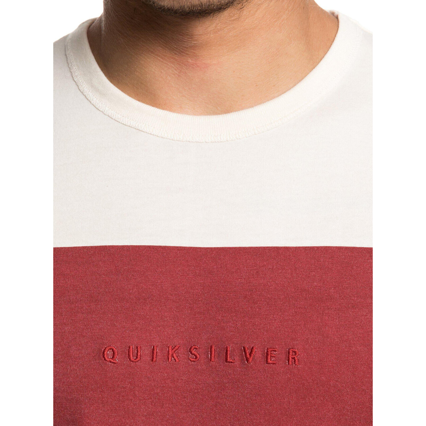 Quiksilver Tricou EQYKT03840 Roșu Modern Fit - Pled.ro