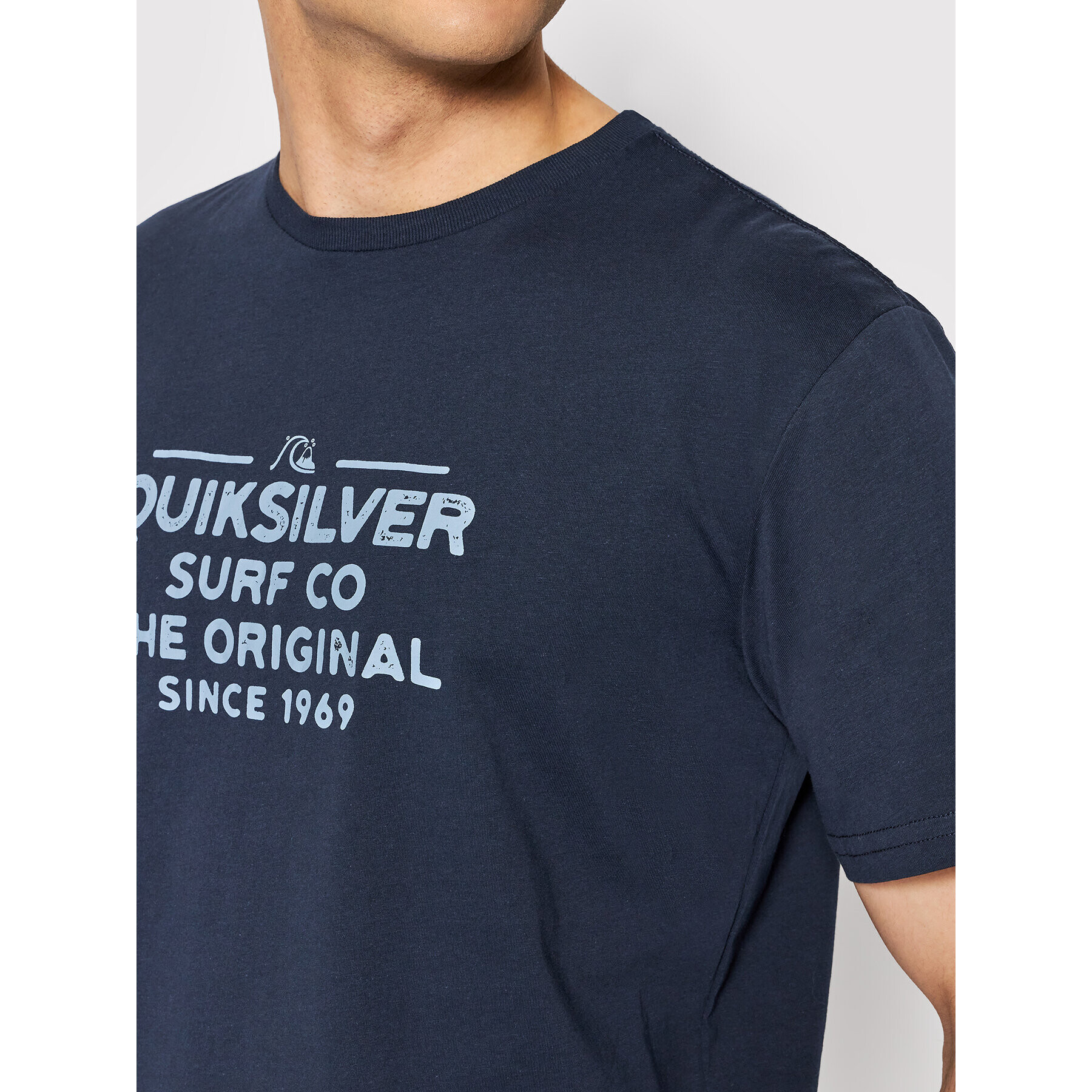 Quiksilver Tricou EQYZT06659 Bleumarin Regular Fit - Pled.ro