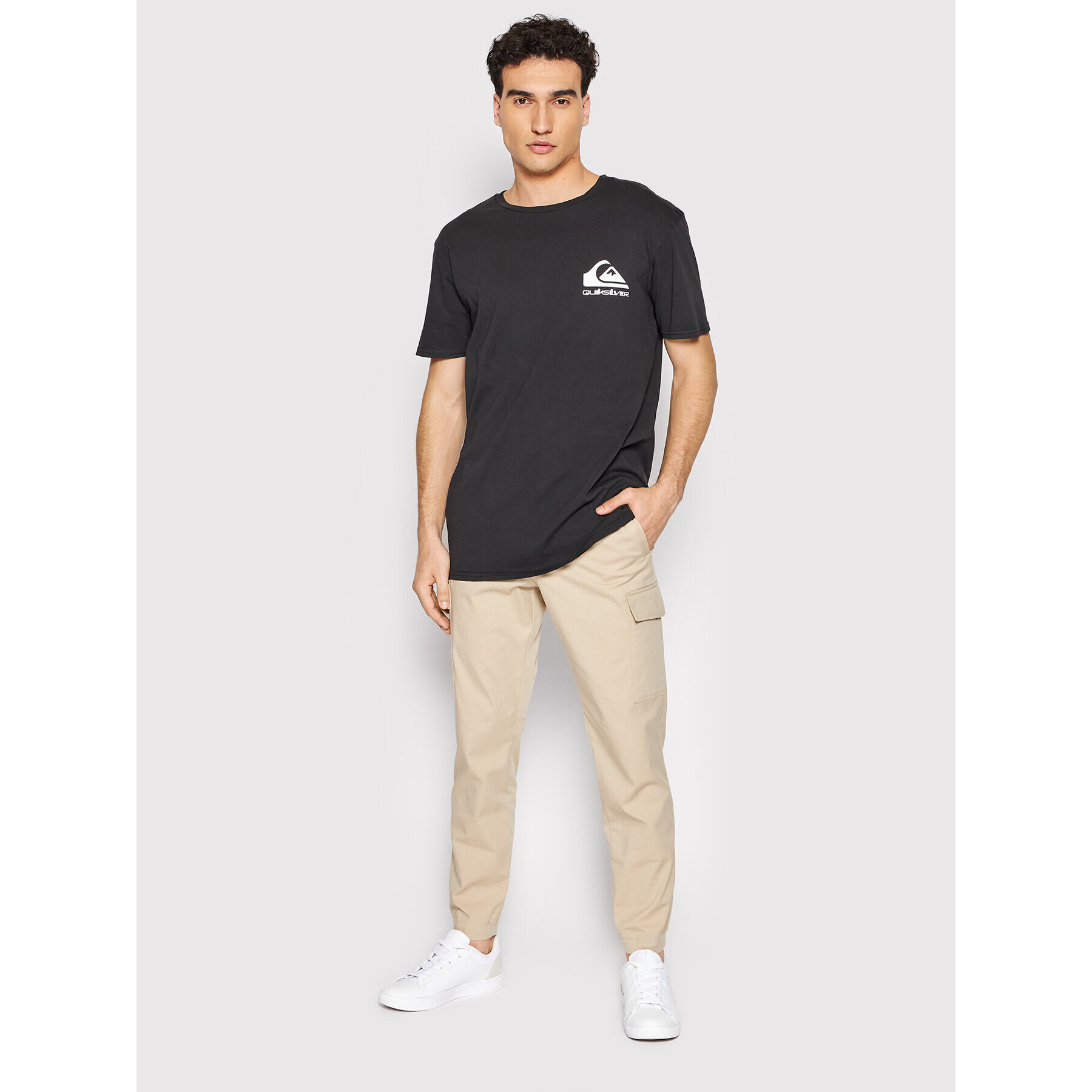 Quiksilver Tricou How Are You Feeling EQYZT06687 Negru Regular Fit - Pled.ro