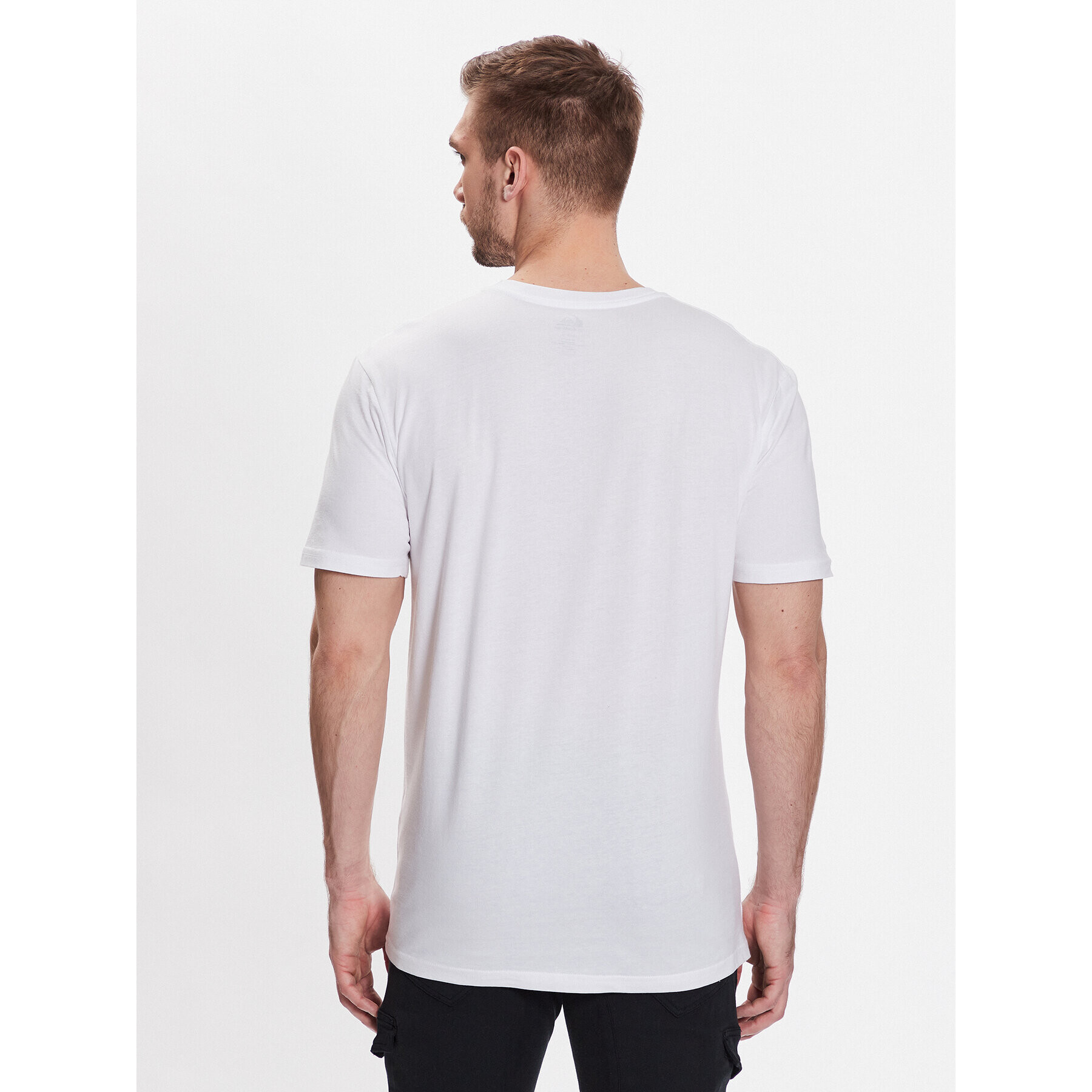 Quiksilver Tricou In Shapes EQYZT07227 Alb Regular Fit - Pled.ro