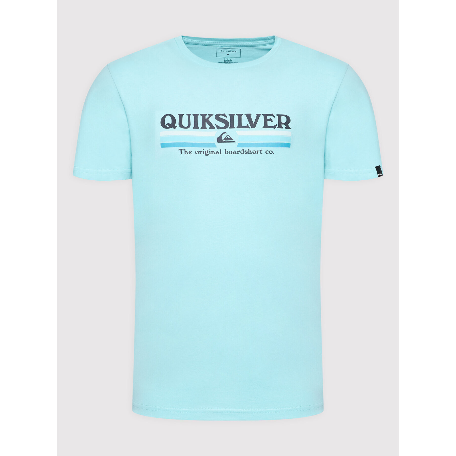 Quiksilver Tricou Lined Up EQYZT06657 Albastru Regular Fit - Pled.ro