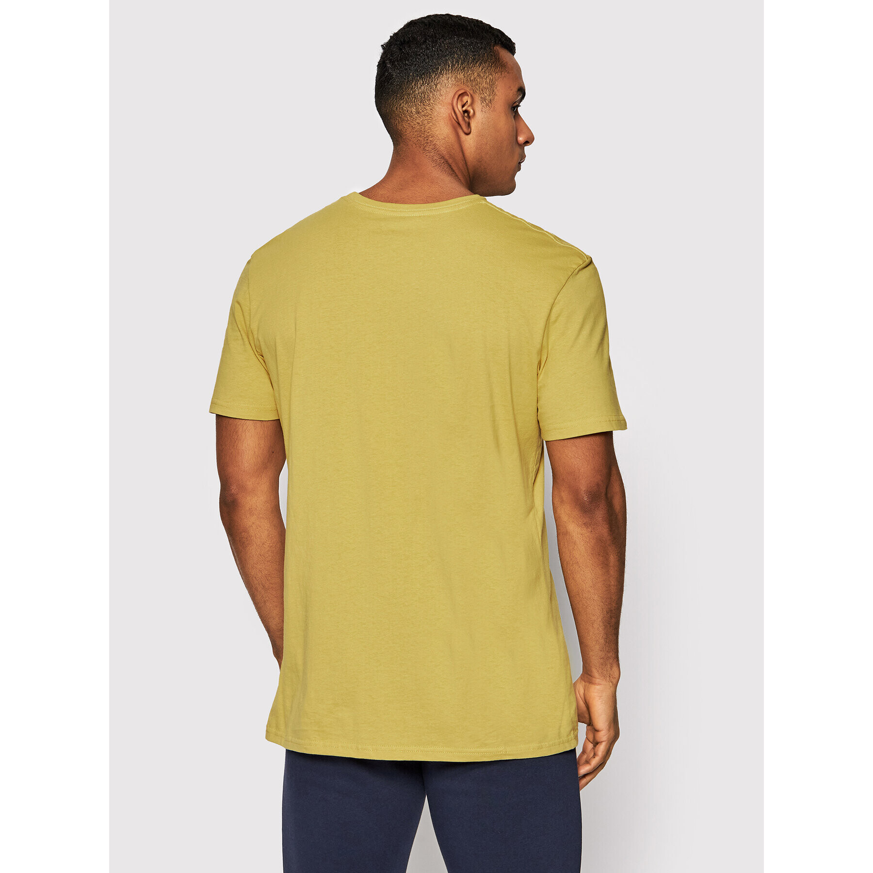 Quiksilver Tricou Lined Up EQYZT06657 Galben Regular Fit - Pled.ro