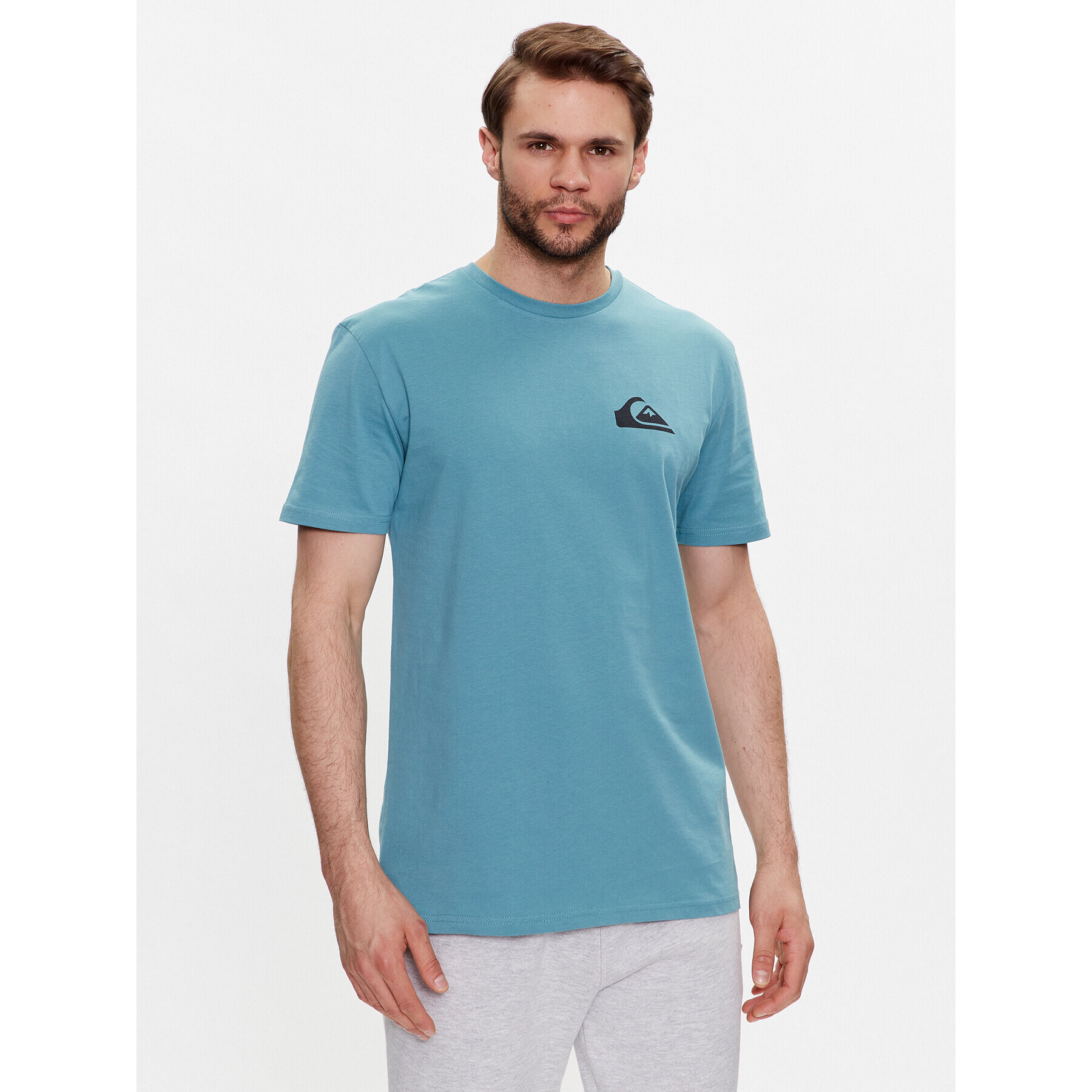 Quiksilver Tricou Mini Logo EQYZT07215 Albastru Regular Fit - Pled.ro