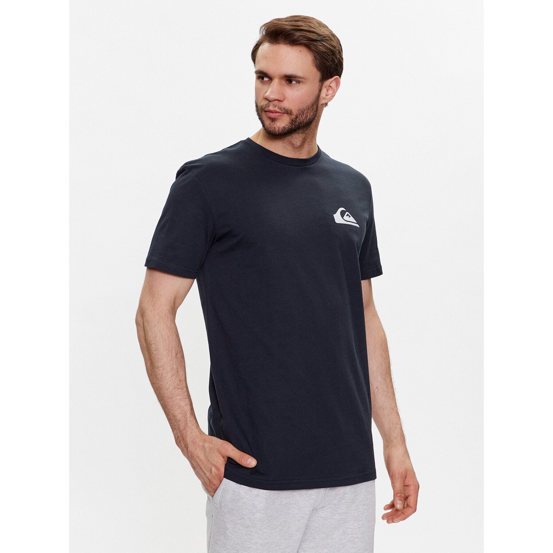 Quiksilver Tricou Mini Logo EQYZT07215 Negru Regular Fit - Pled.ro