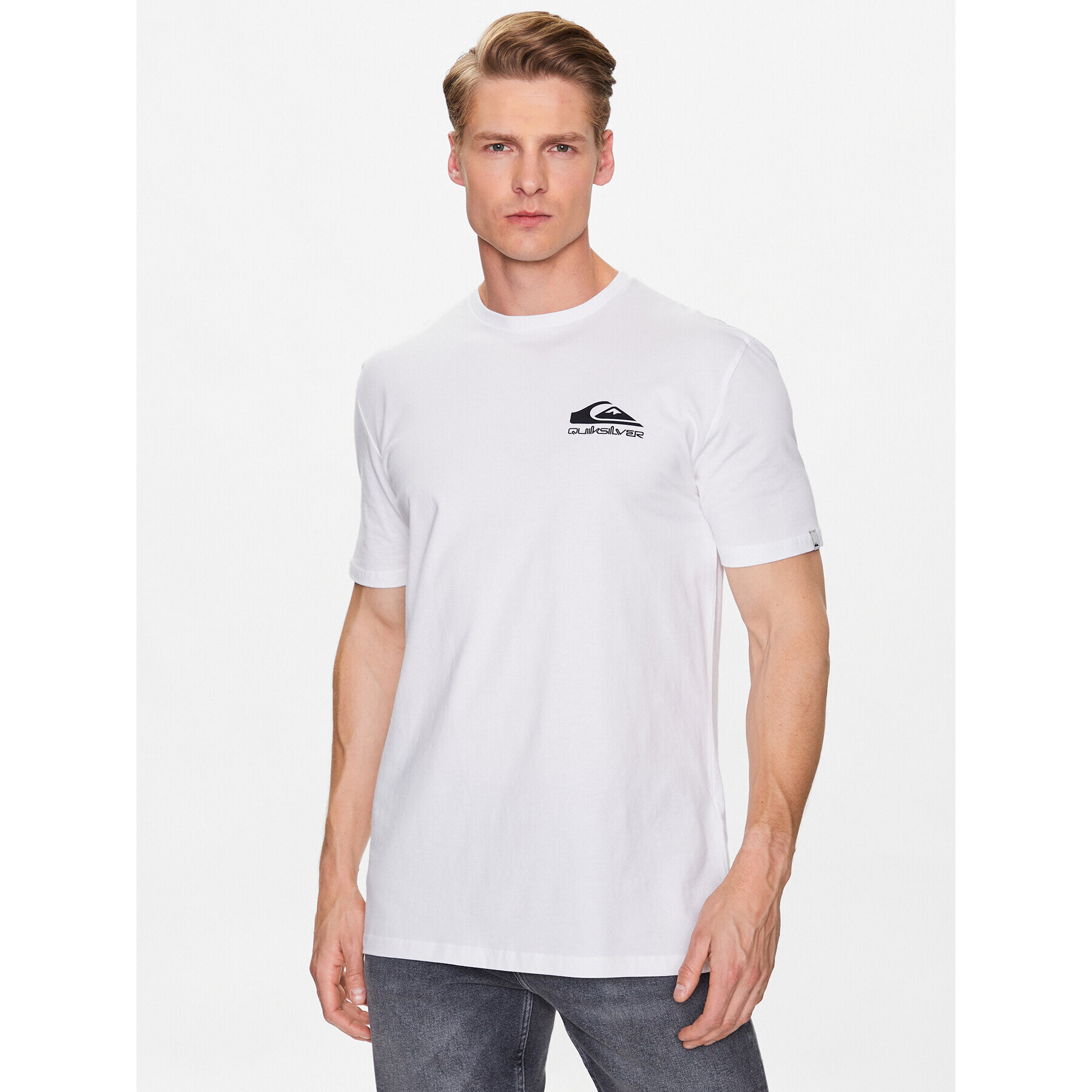 Quiksilver Tricou Nice Days EQYZT07217 Alb Regular Fit - Pled.ro