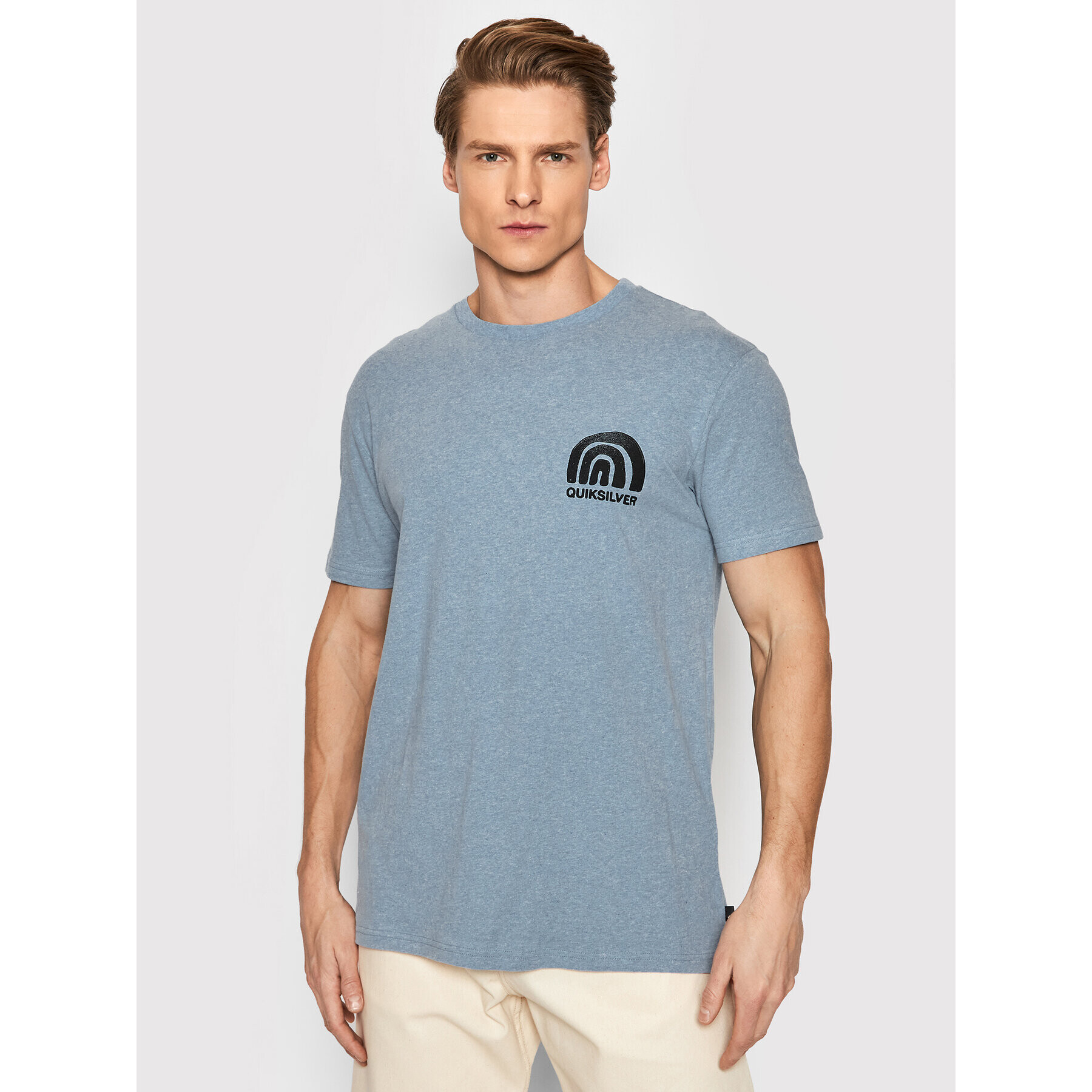 Quiksilver Tricou Quiks Groove EQYZT06696 Albastru Regular Fit - Pled.ro