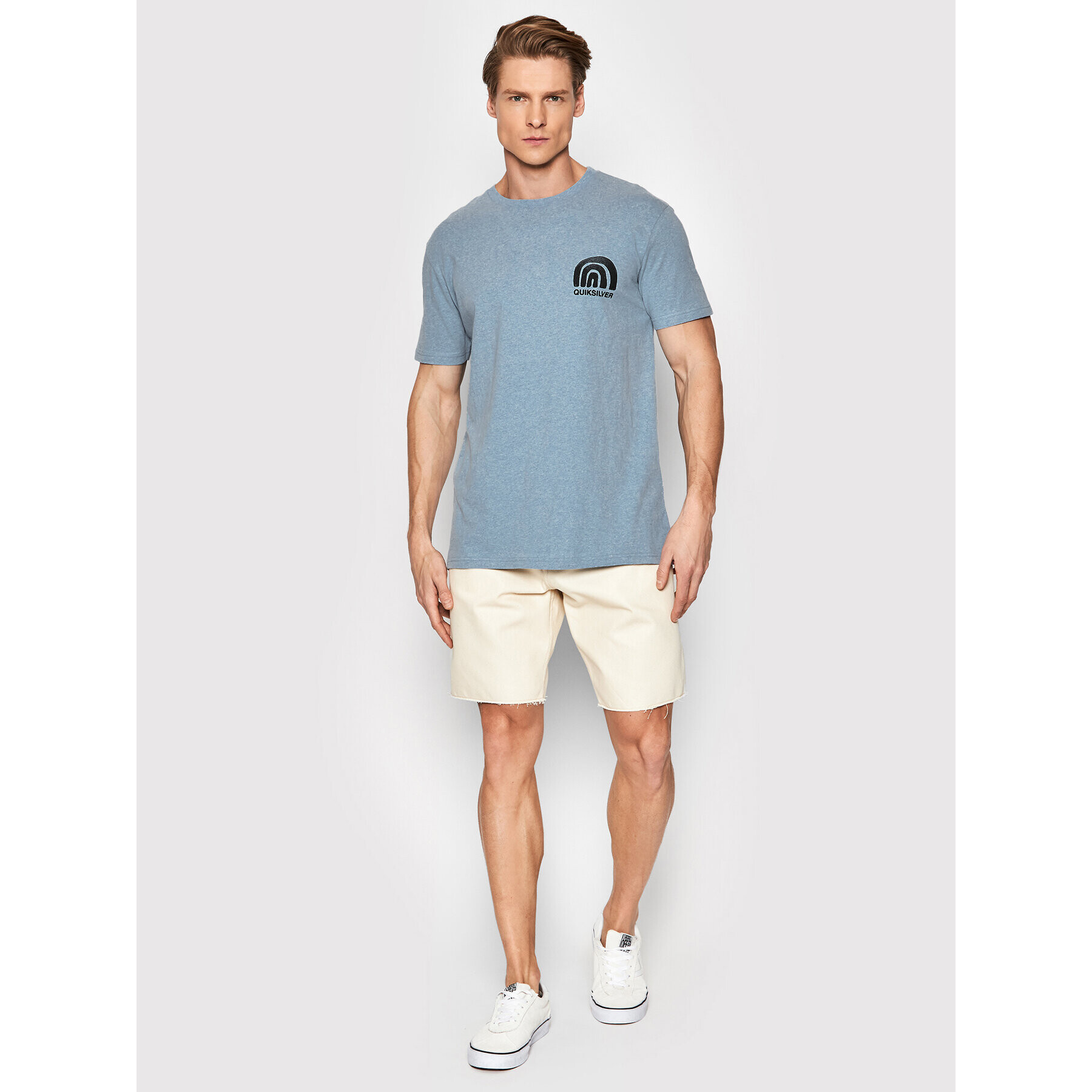 Quiksilver Tricou Quiks Groove EQYZT06696 Albastru Regular Fit - Pled.ro