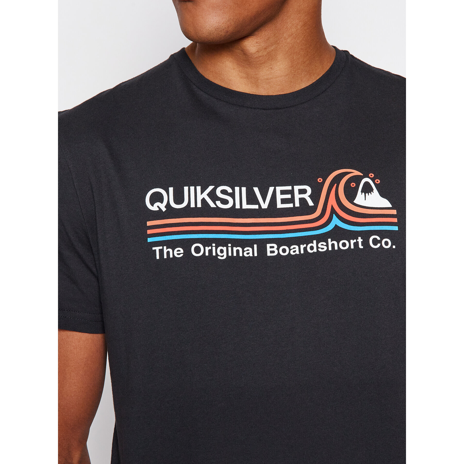 Quiksilver Tricou Stone Cold Classic EQYZT05748 Negru Regular Fit - Pled.ro