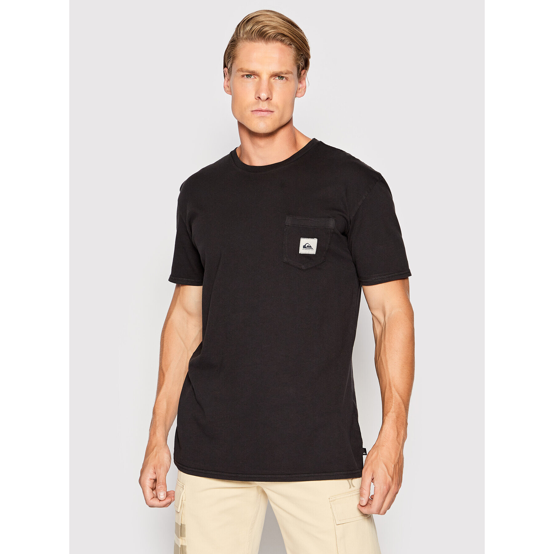 Quiksilver Tricou Sub Mission EQYZT06692 Negru Regular Fit - Pled.ro