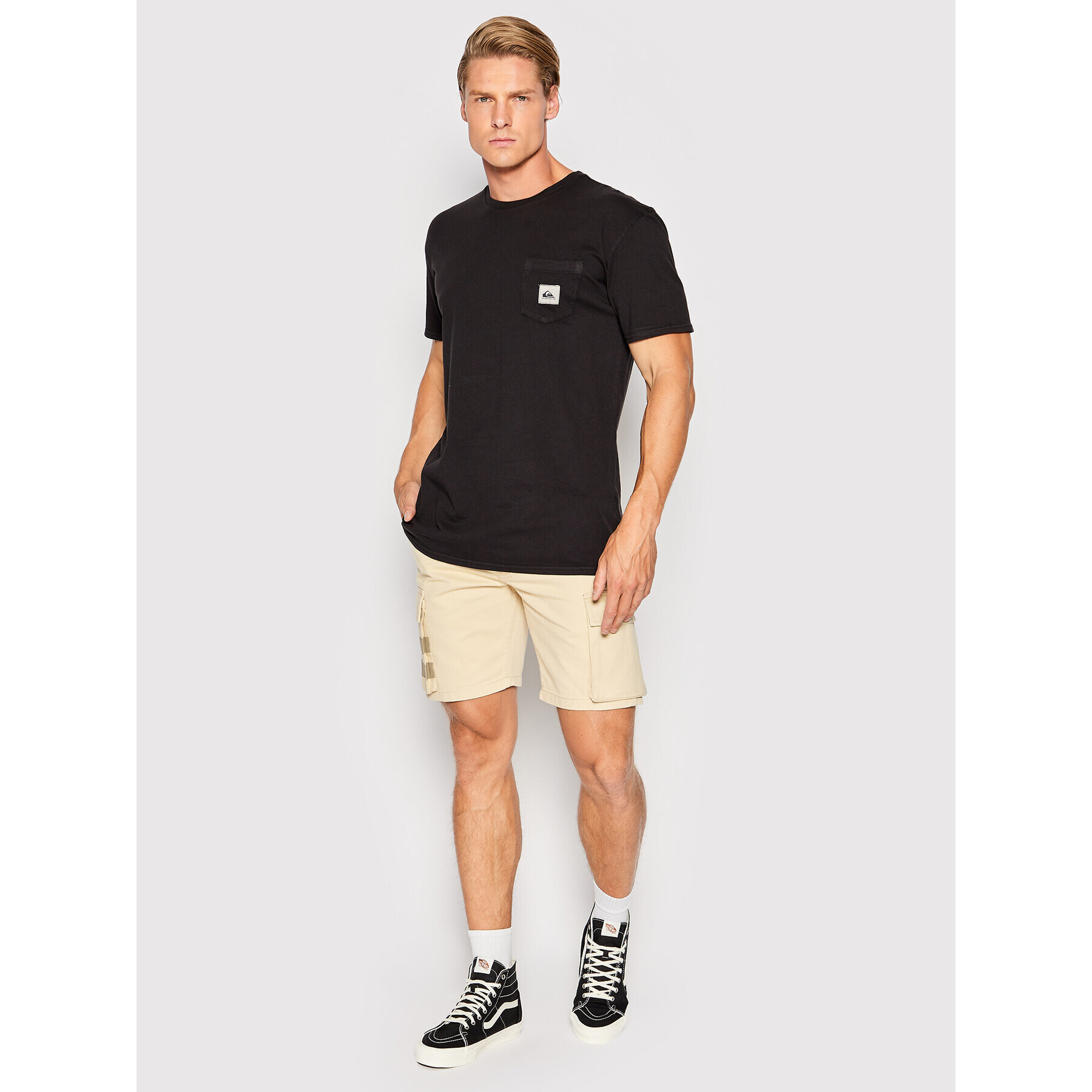 Quiksilver Tricou Sub Mission EQYZT06692 Negru Regular Fit - Pled.ro