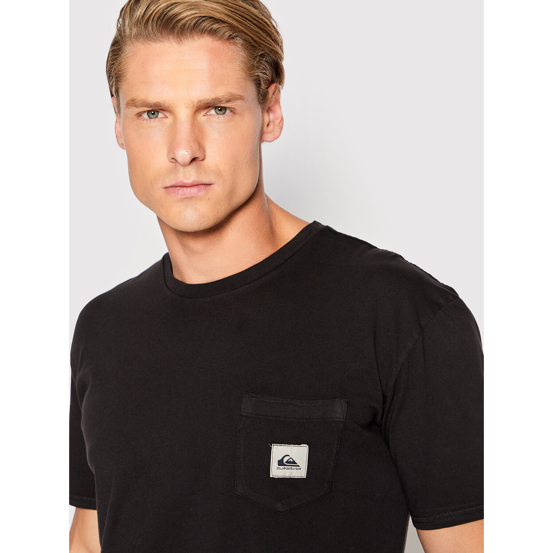 Quiksilver Tricou Sub Mission EQYZT06692 Negru Regular Fit - Pled.ro