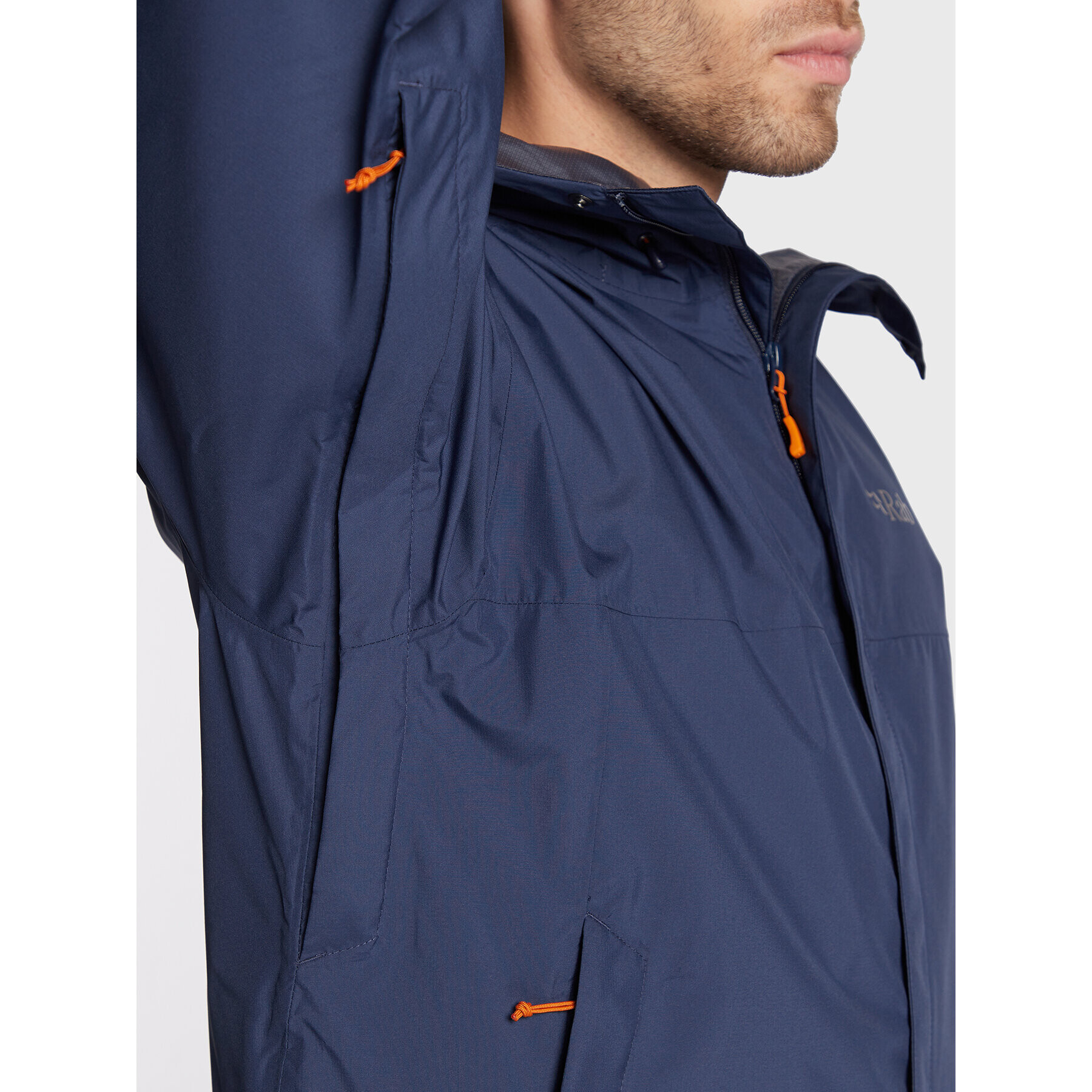 Rab Geacă de ploaie Downpour Eco QWG-82-DIK-LRG Bleumarin Regular Fit - Pled.ro