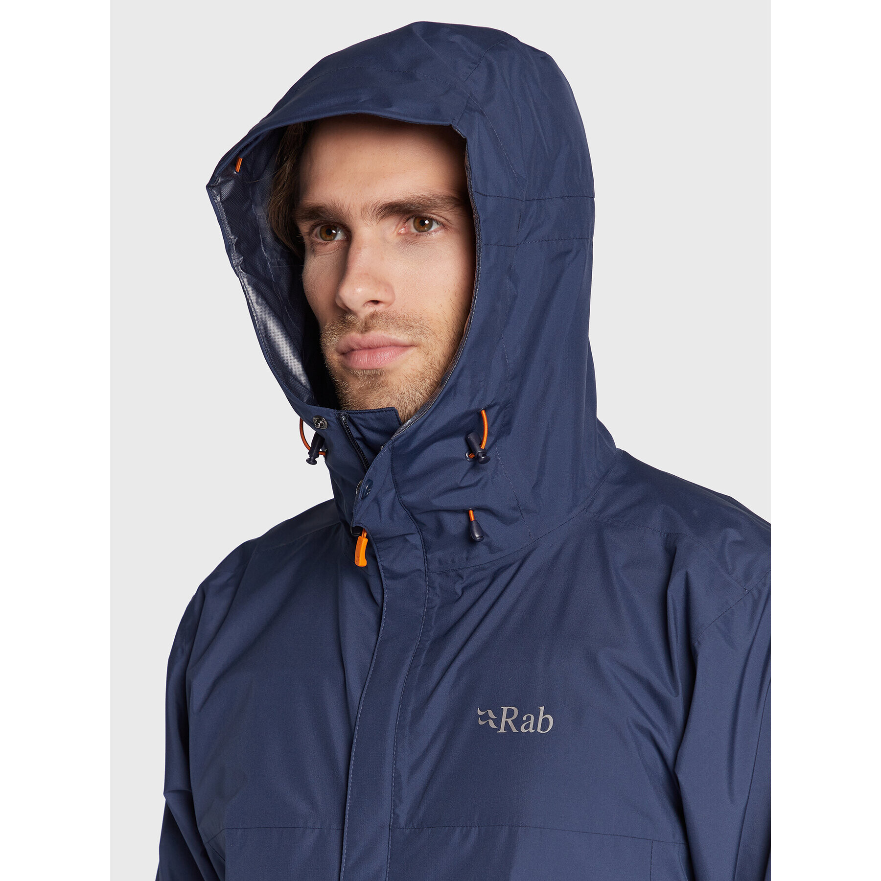 Rab Geacă de ploaie Downpour Eco QWG-82-DIK-LRG Bleumarin Regular Fit - Pled.ro