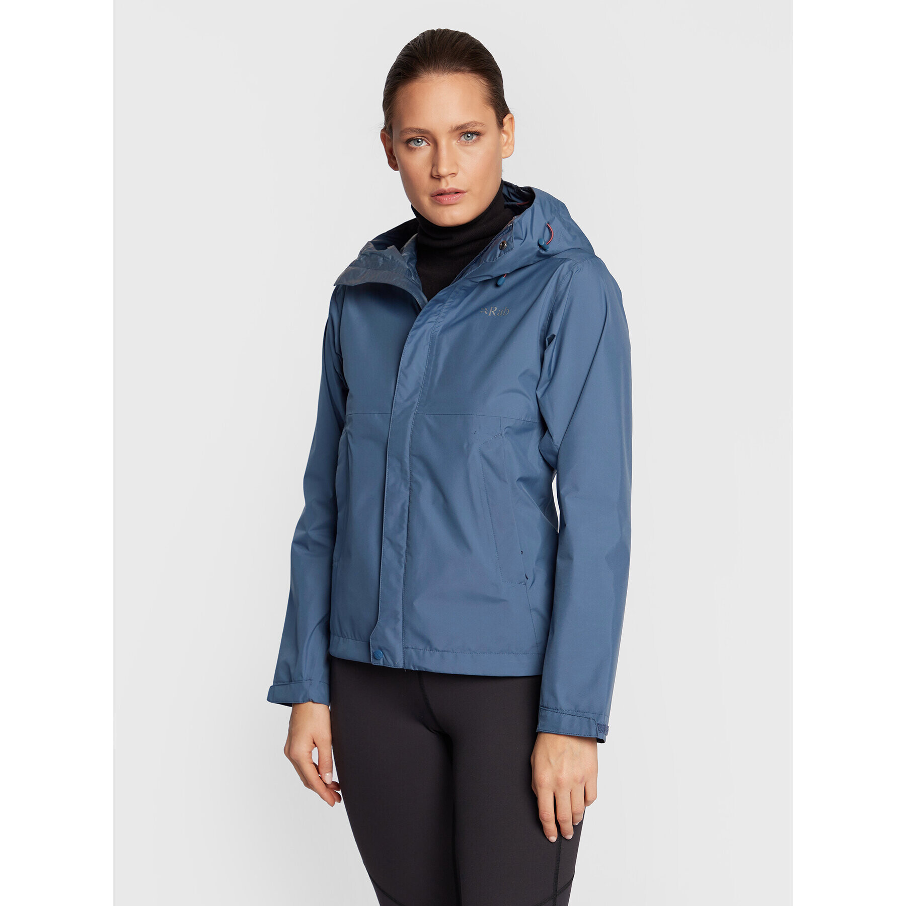 Rab Geacă de ploaie Downpour Eco QWG-83-BES-10 Bleumarin Regular Fit - Pled.ro