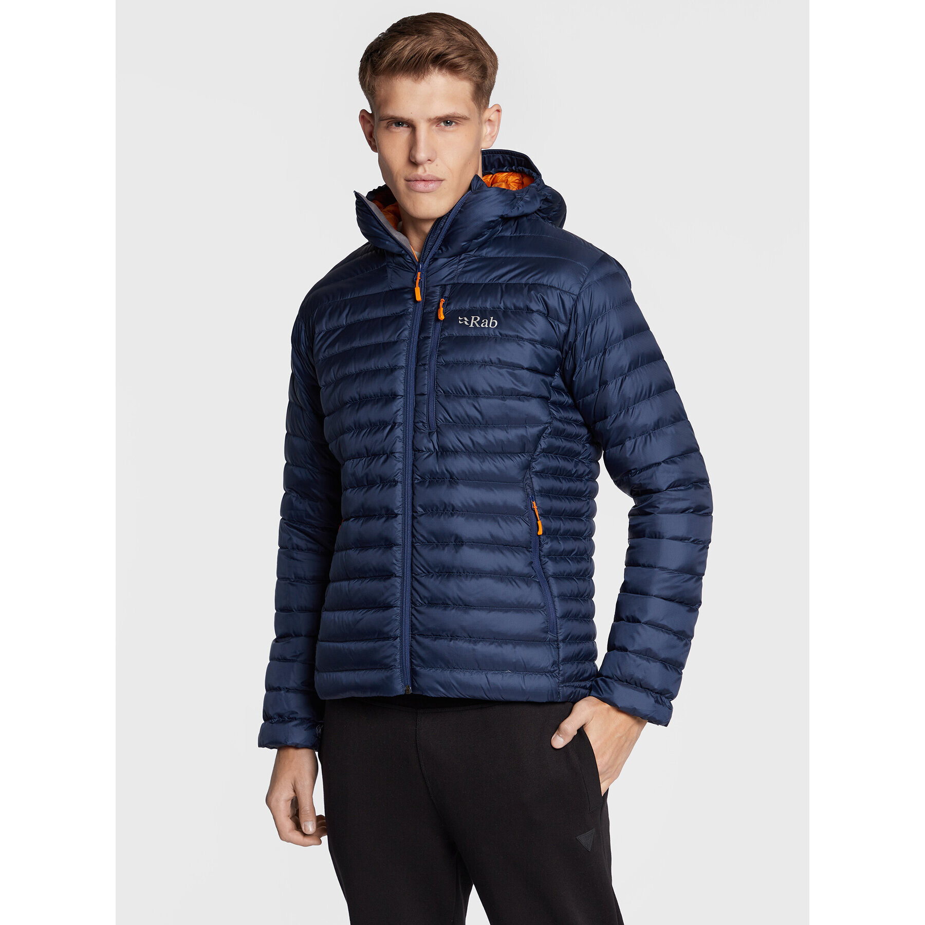 Rab Geacă din puf Microlight Alpine QDB-12-DIM-LRG Bleumarin Regular Fit - Pled.ro