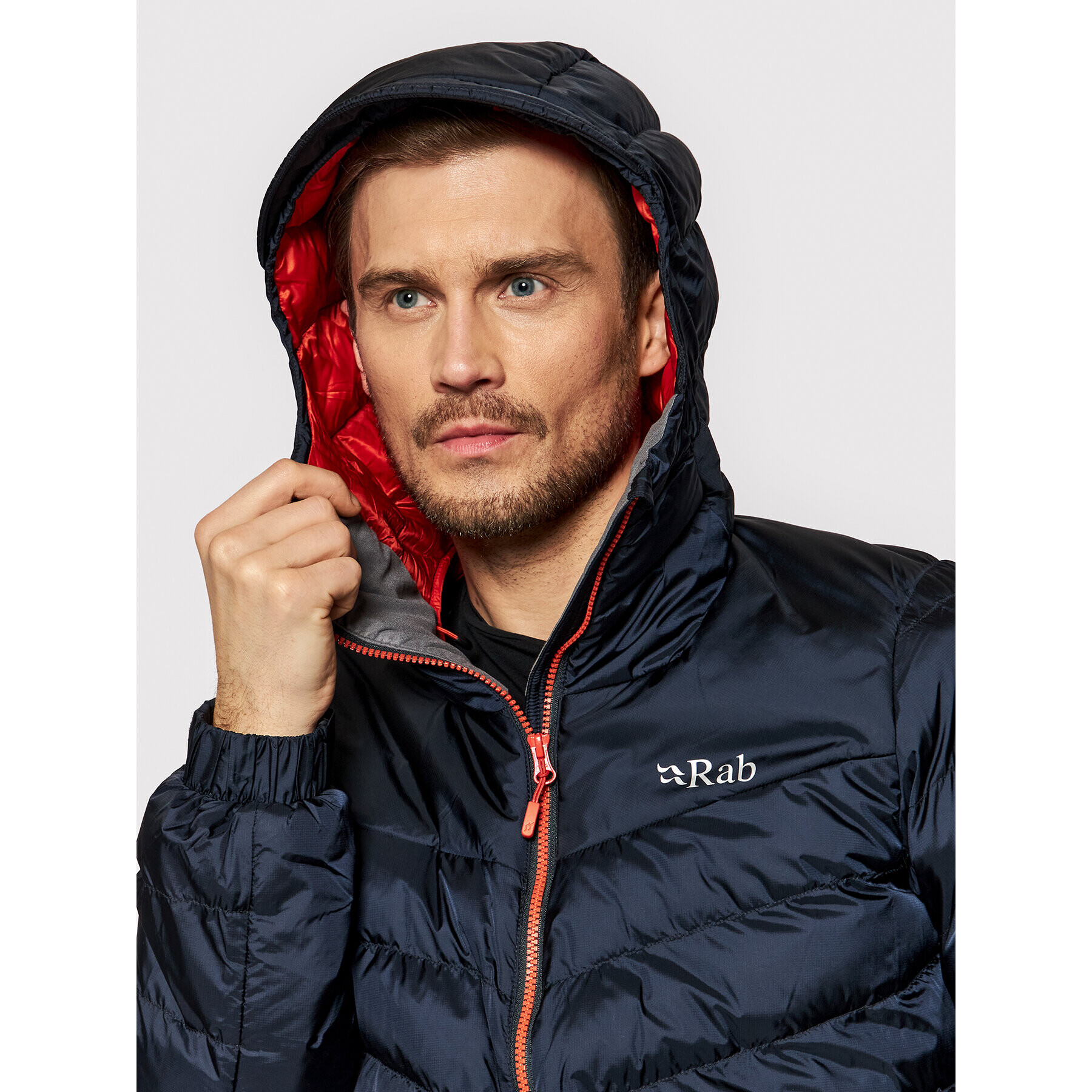 Rab Geacă din puf Nebula QIO-57-BE-L Bleumarin Regular Fit - Pled.ro