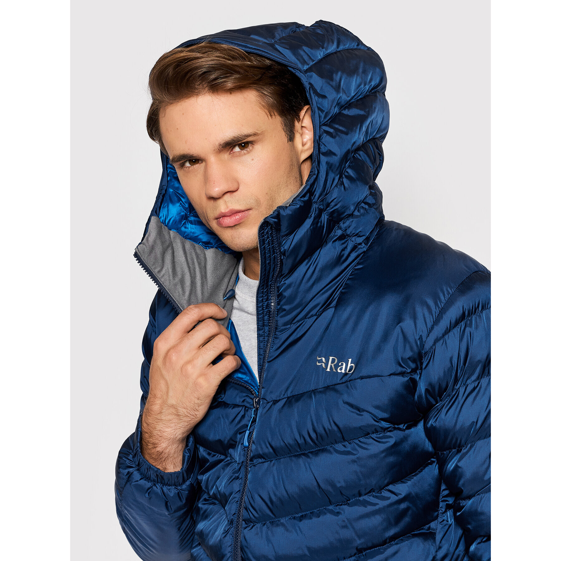 Rab Geacă din puf Nebula QIO-57-NFB-LRG Bleumarin Regular Fit - Pled.ro