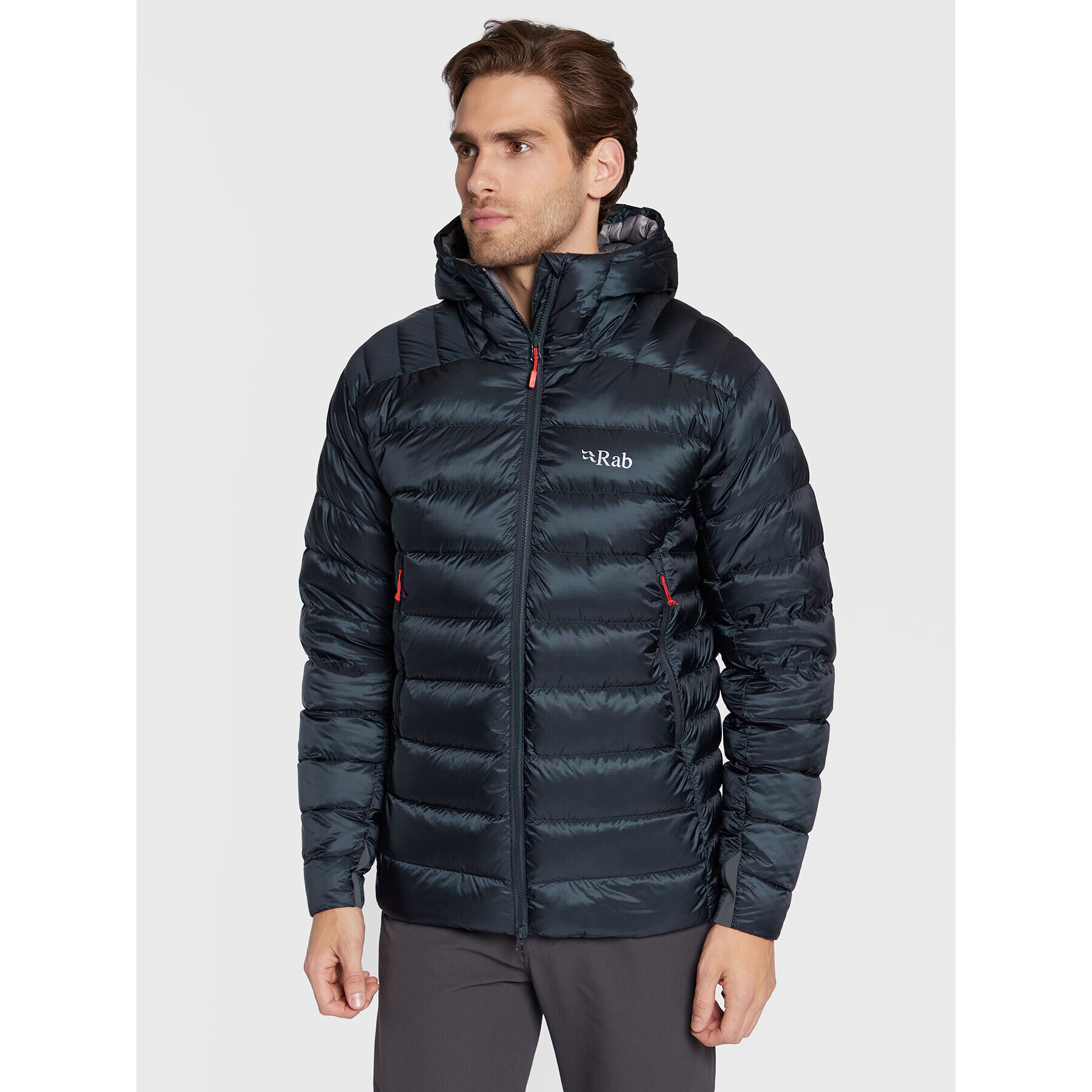 Rab Geacă din puf Electron Pro QDN-85-BE-L Bleumarin Regular Fit - Pled.ro