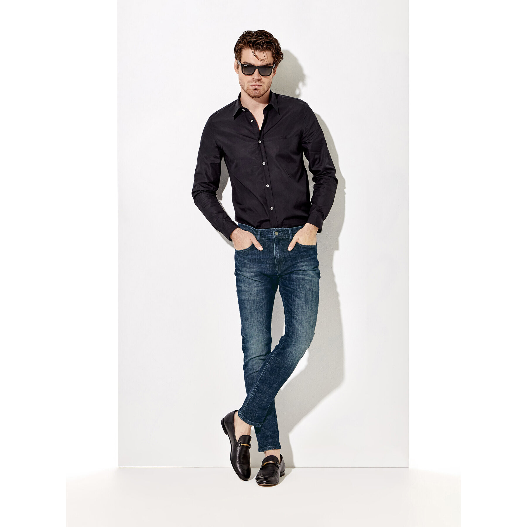 Rage Age Blugi Fastrun Bleumarin Slim Fit - Pled.ro