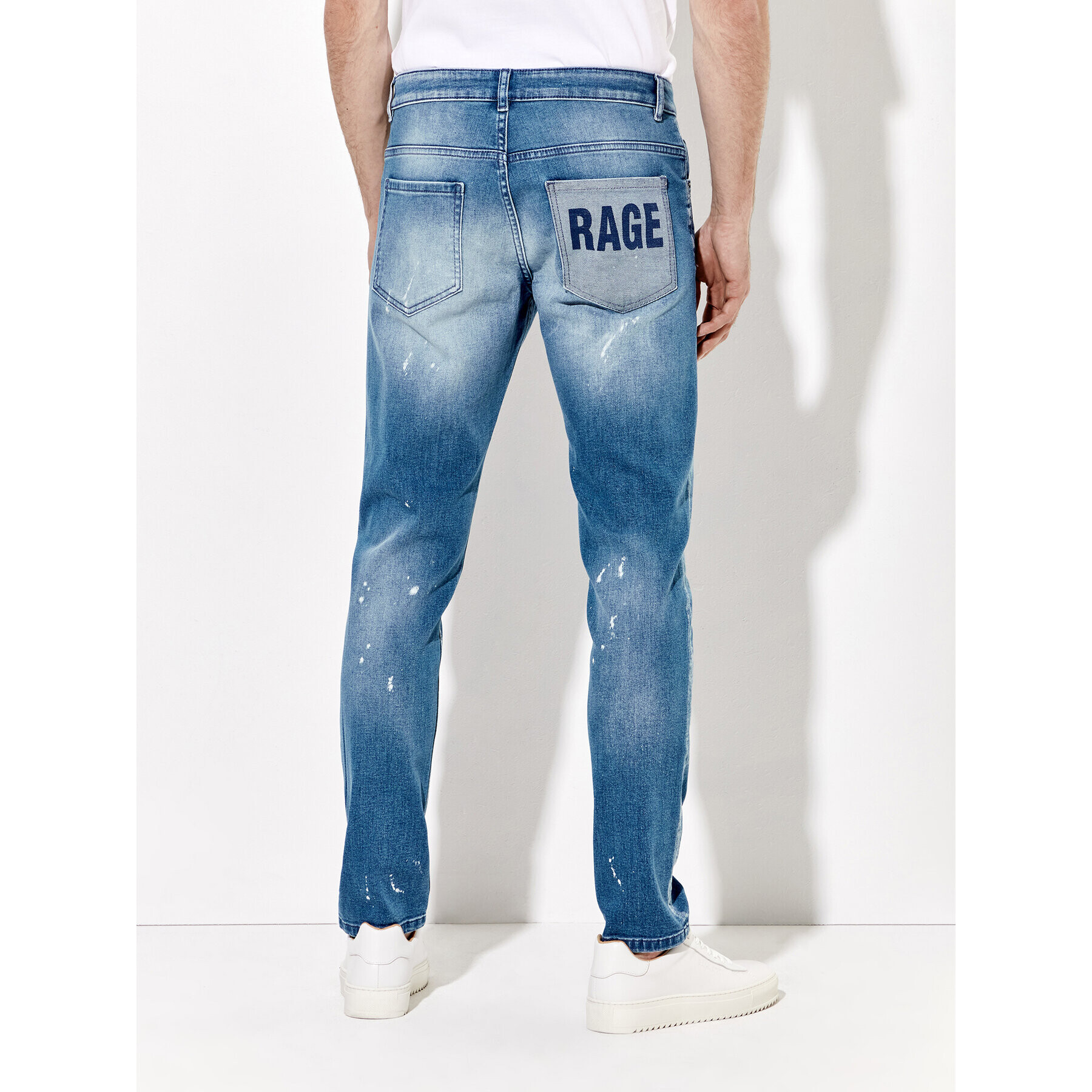 Rage Age Blugi Hector Albastru Slim Fit - Pled.ro