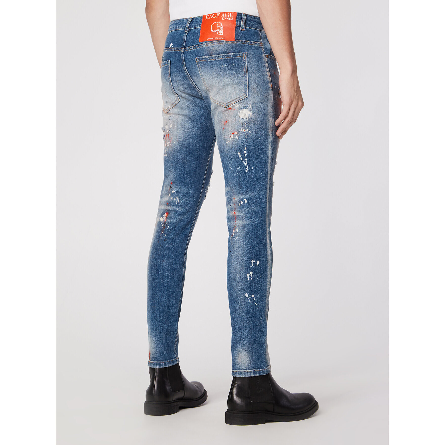 Rage Age Blugi Hector2 Albastru Slim Fit - Pled.ro