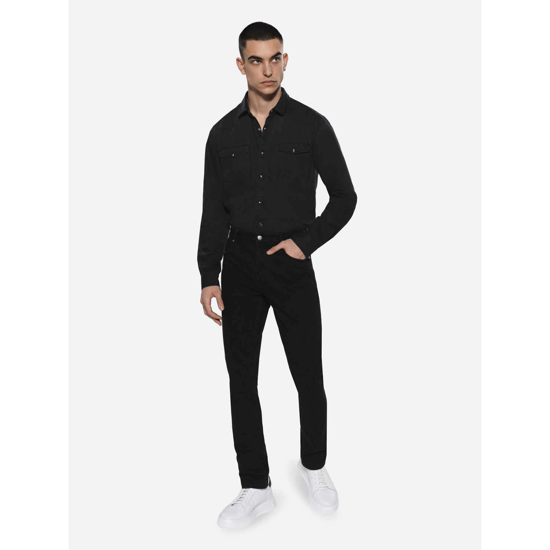 Rage Age Blugi Twich Negru Regular Fit - Pled.ro