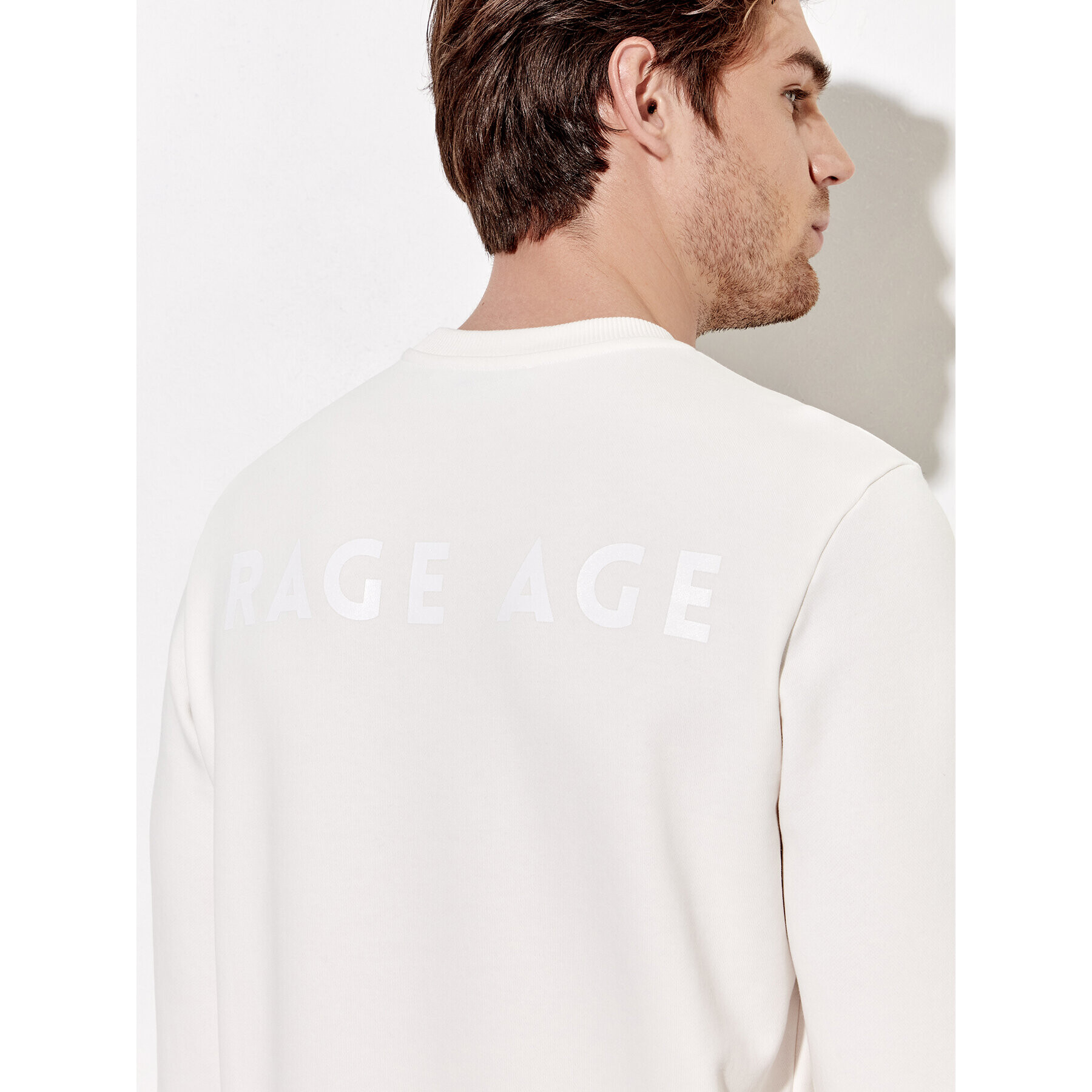 Rage Age Bluză Ghost Alb Regular Fit - Pled.ro