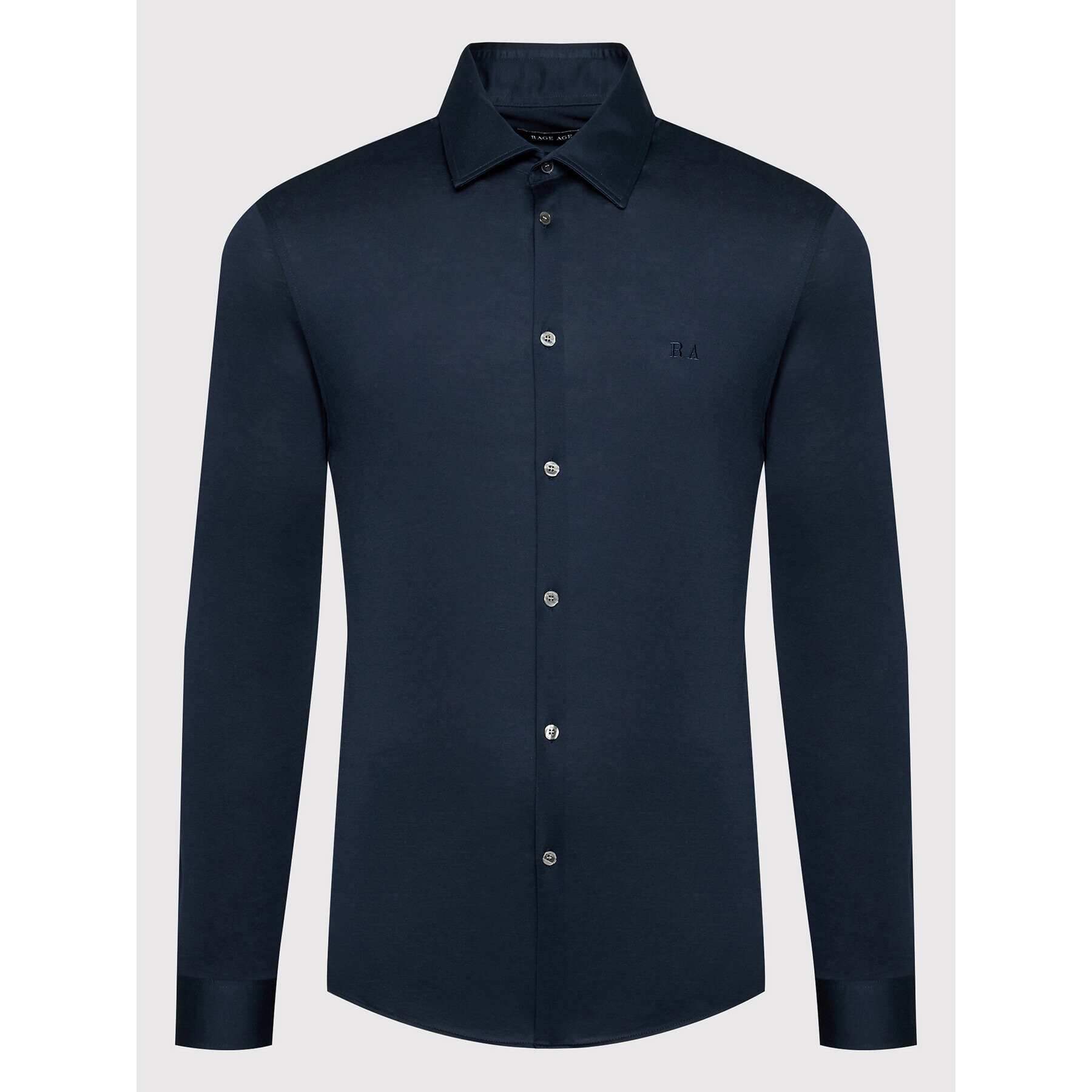 Rage Age Cămașă Mercury Bleumarin Slim Fit - Pled.ro