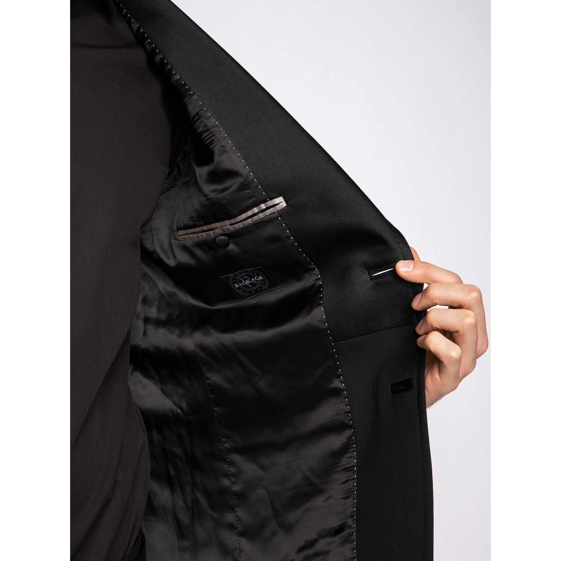 Rage Age Costum Funn Negru Slim Fit - Pled.ro