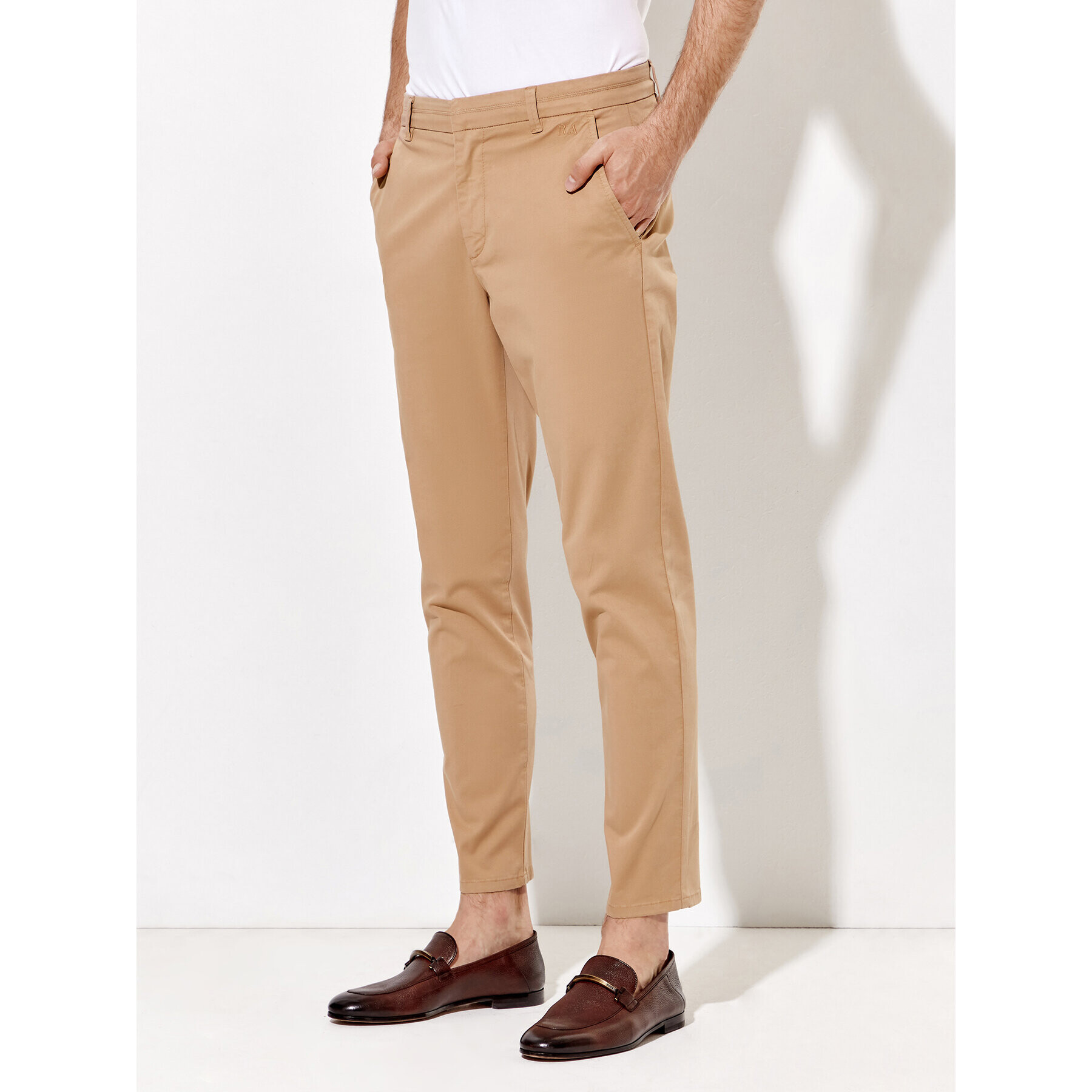 Rage Age Pantaloni chino Spencer Bej Slim Fit - Pled.ro