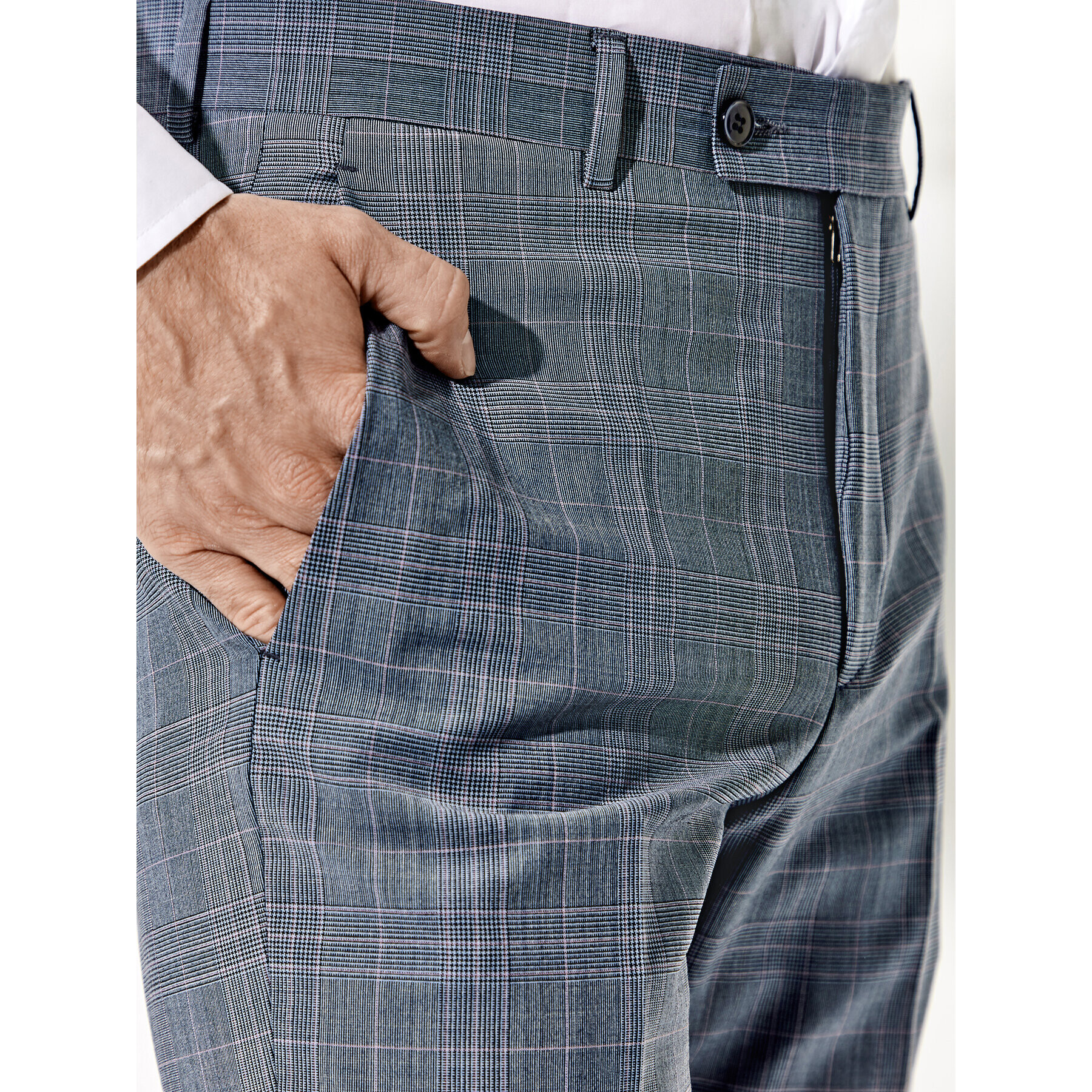 Rage Age Pantaloni din material Anihilator Albastru Slim Fit - Pled.ro