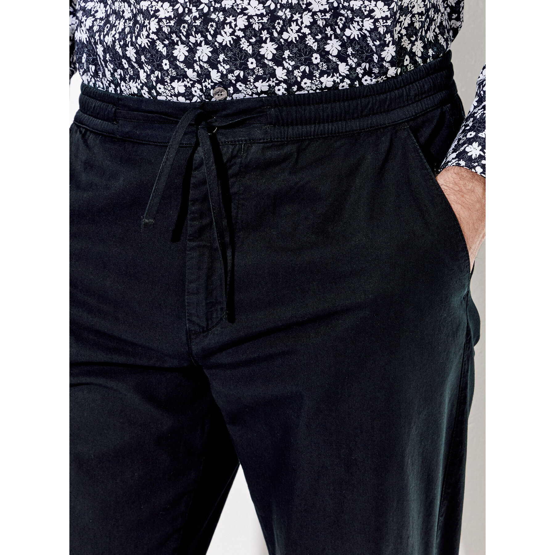 Rage Age Pantaloni din material Atom Bleumarin Relaxed Fit - Pled.ro