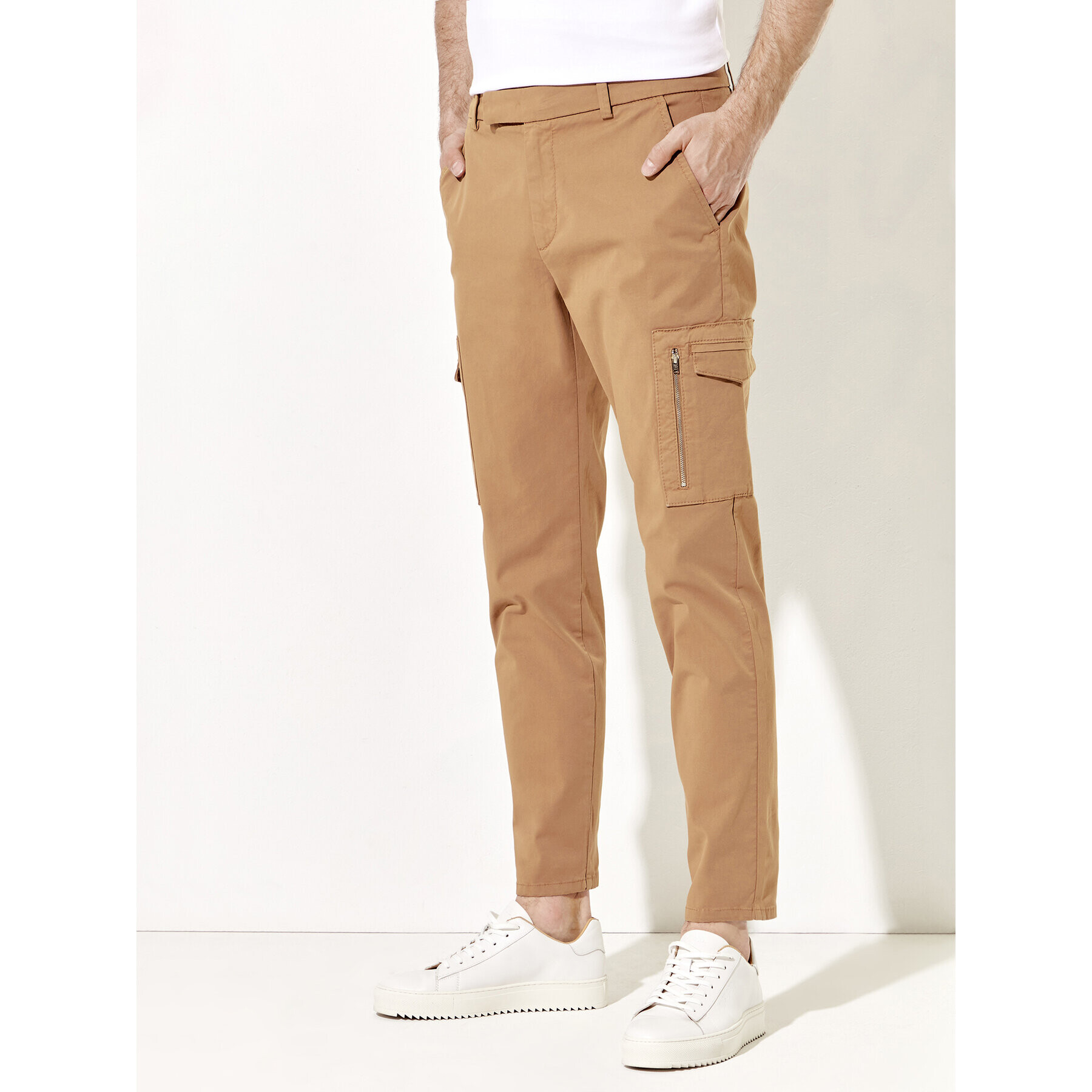 Rage Age Pantaloni din material Feinberg Bej Regular Fit - Pled.ro