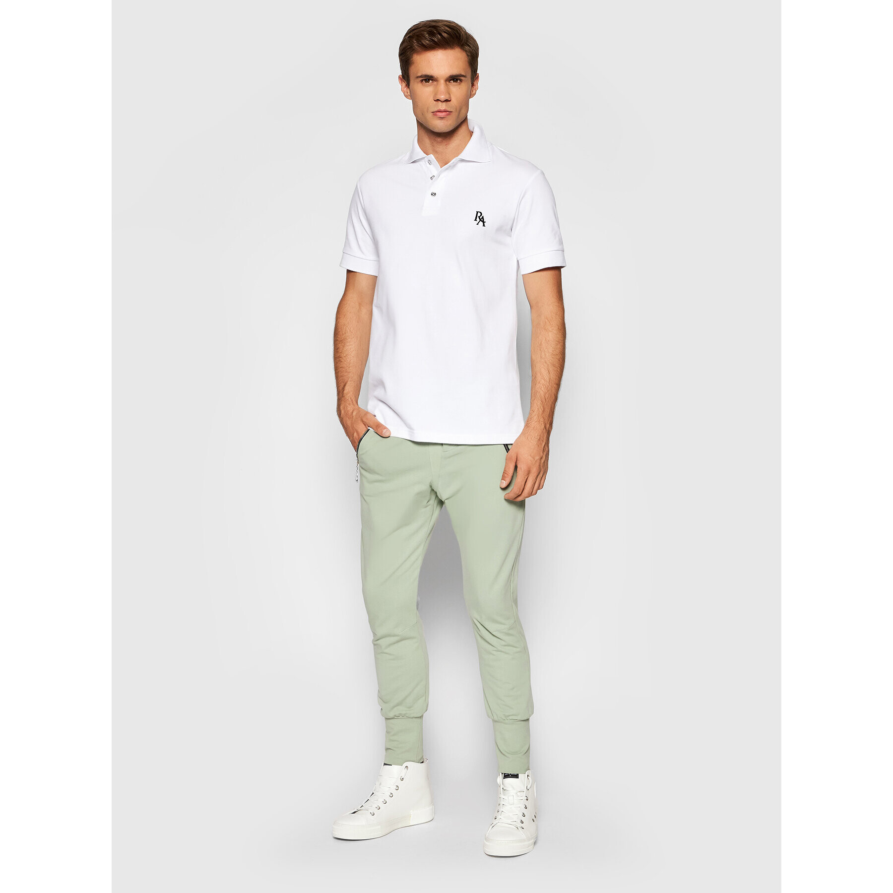 Rage Age Pantaloni trening Dex 2 Verde Slim Fit - Pled.ro