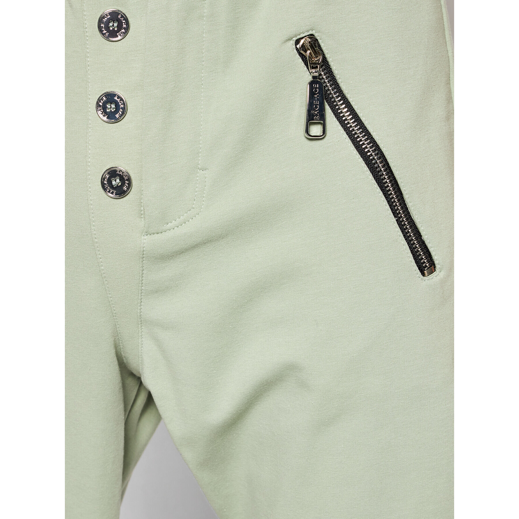 Rage Age Pantaloni trening Dex 2 Verde Slim Fit - Pled.ro