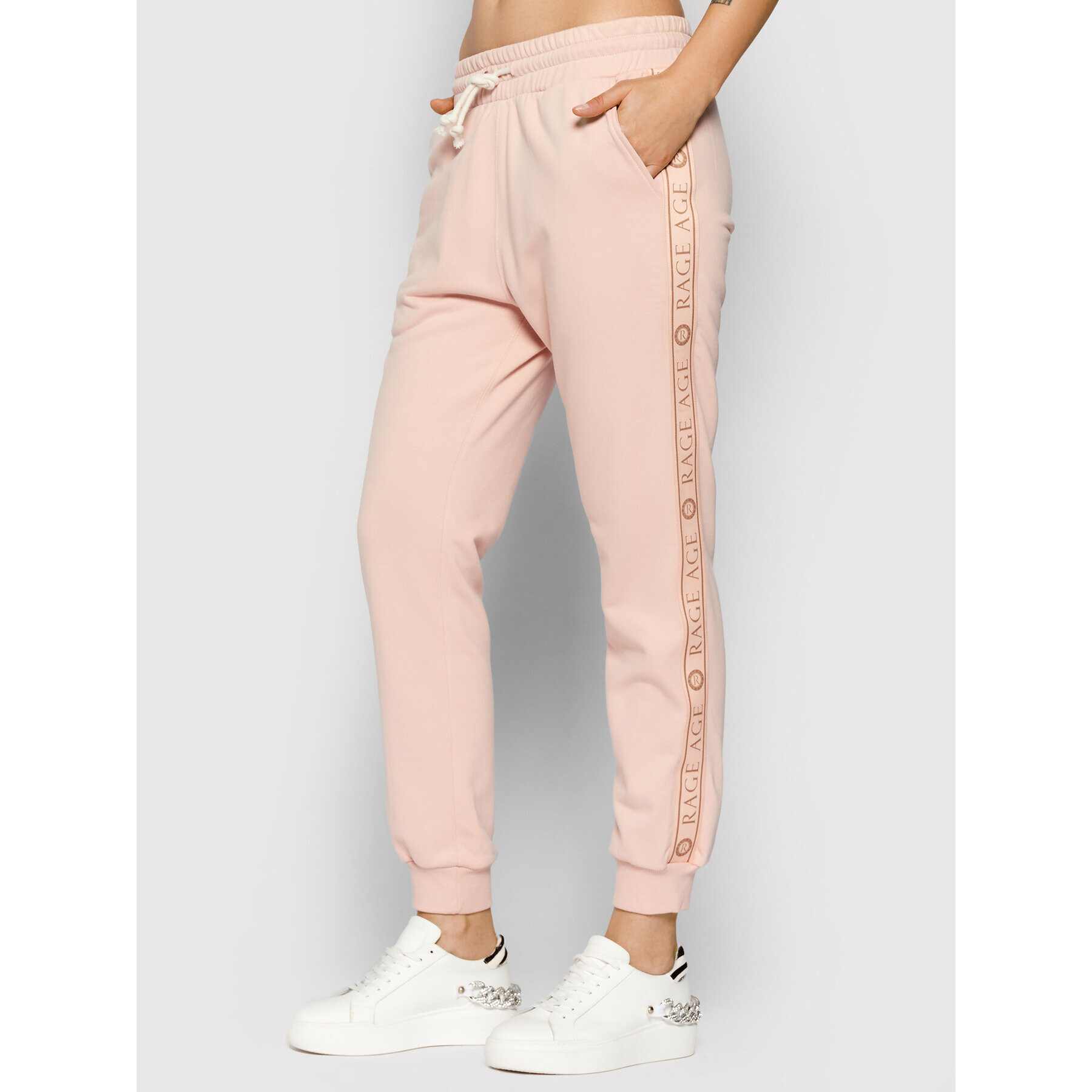 Rage Age Pantaloni trening Quinn Roz Regular Fit - Pled.ro